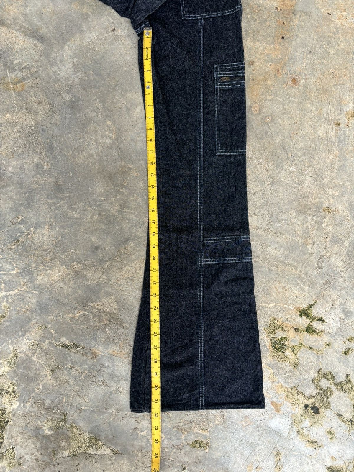 If Six Was Nine × Japanese Brand × Tornado Mart Flare Jeans Japanese Dragon Cargo Style Bootcut Size US 29 - 11 Thumbnail