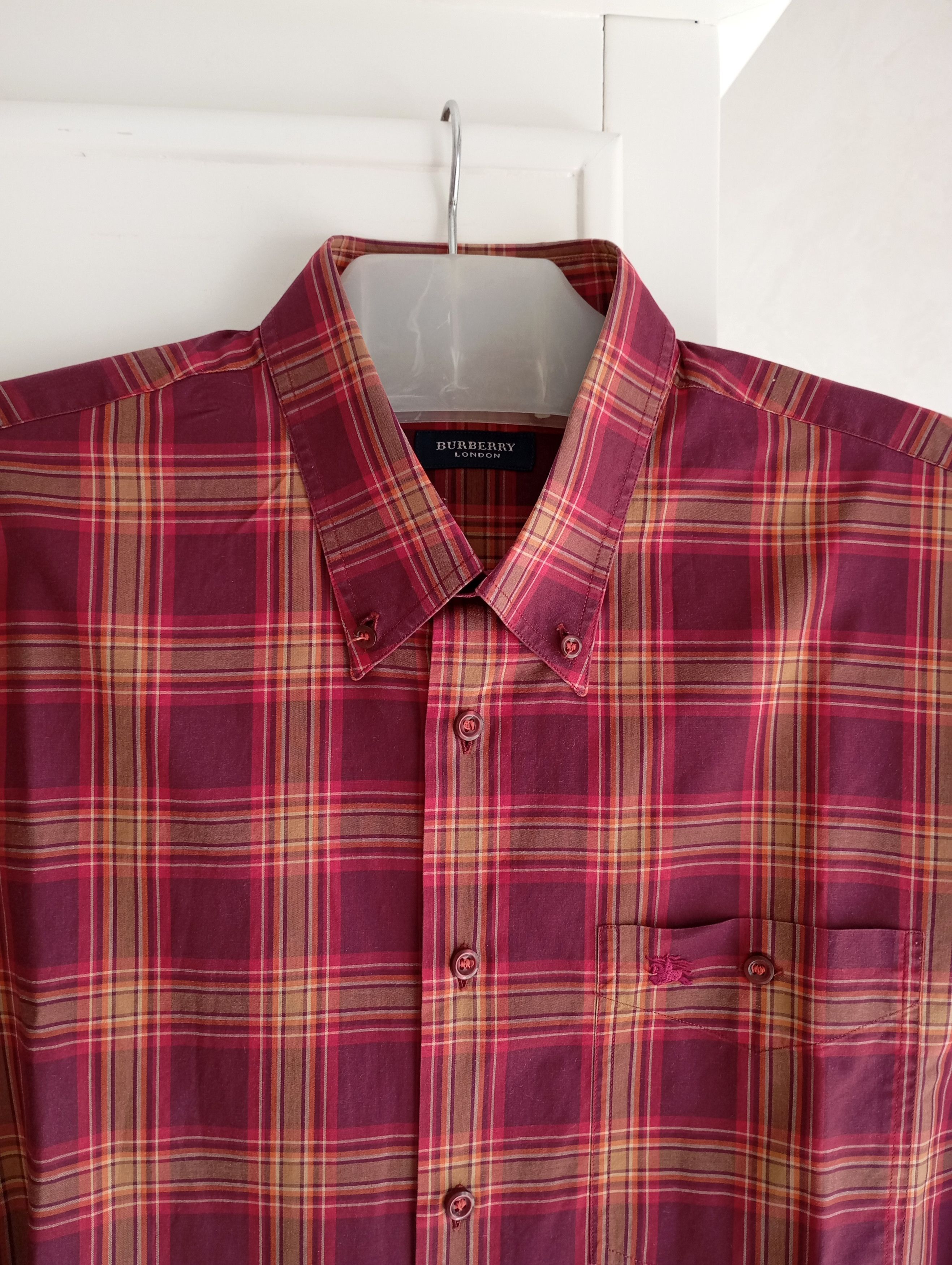 Burberry Vintage Burberry London Shirt Long Sleeve Size L Size US L / EU 52-54 / 3 - 2 Thumbnail