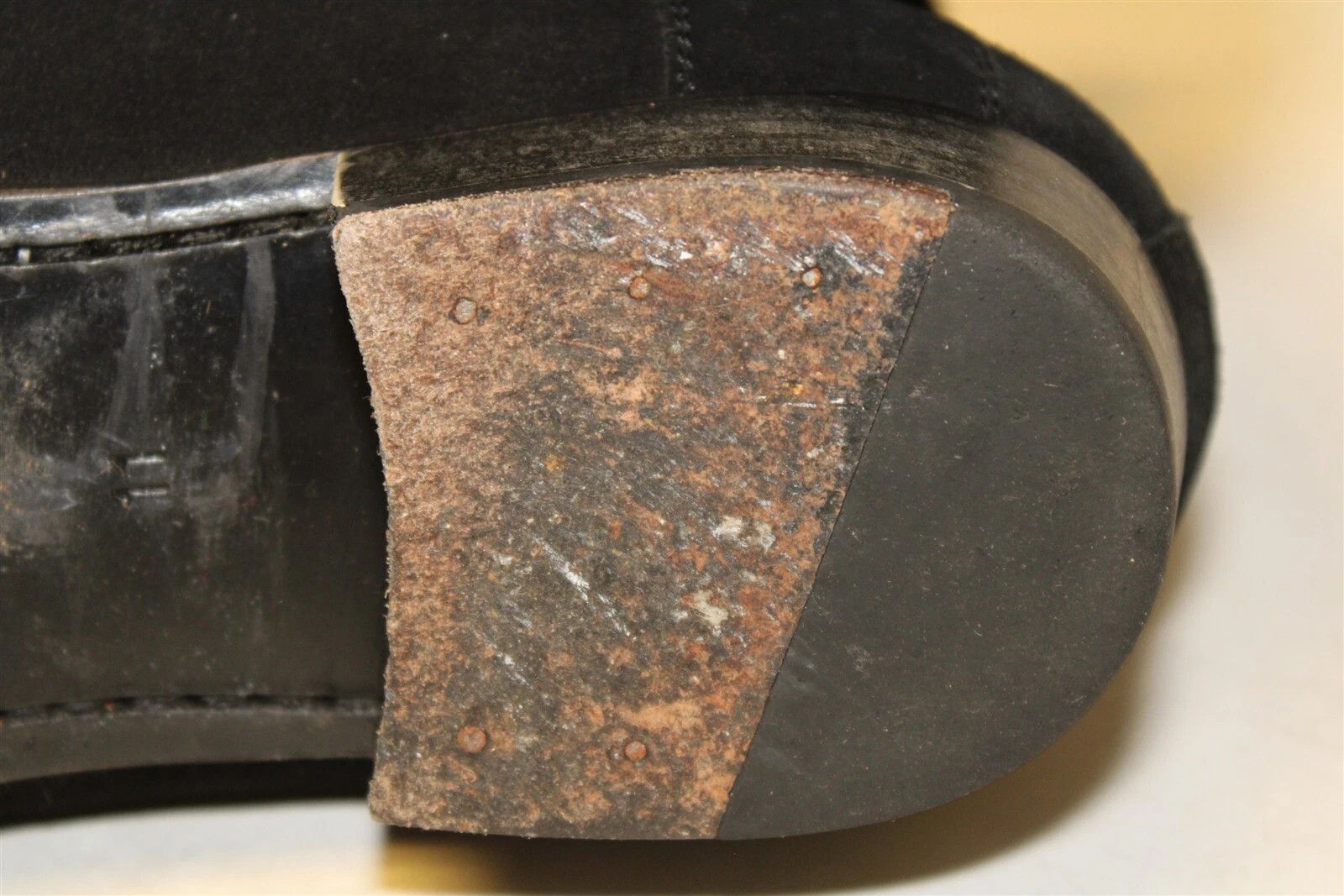 Genuine Leather Black Suede Jodhpur Boots Black 11 Leather Strap Buckle Size US 11 / EU 44 - 22 Thumbnail
