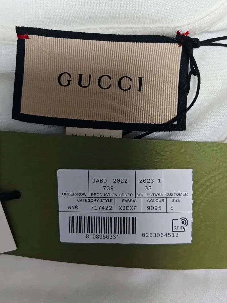 Gucci Gucci Lightning letter logo short-sleeved T-shirt 2502-Next Size US S / EU 44-46 / 1 - 4 Thumbnail