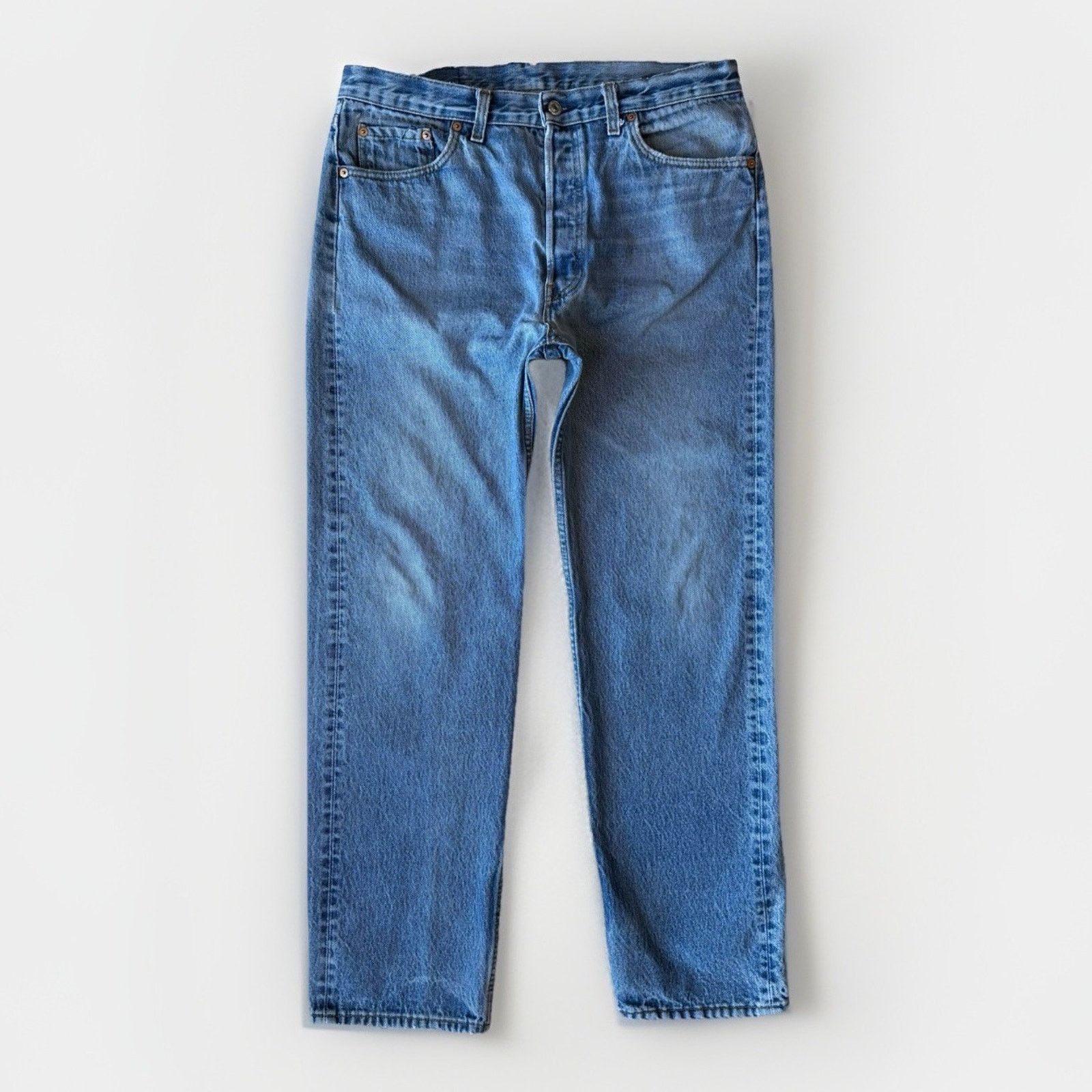 Levi's Vintage Levis 501 Jeans 34 Straight Leg 90s Denim Workwear Size US 34 / EU 50 - 1 Thumbnail