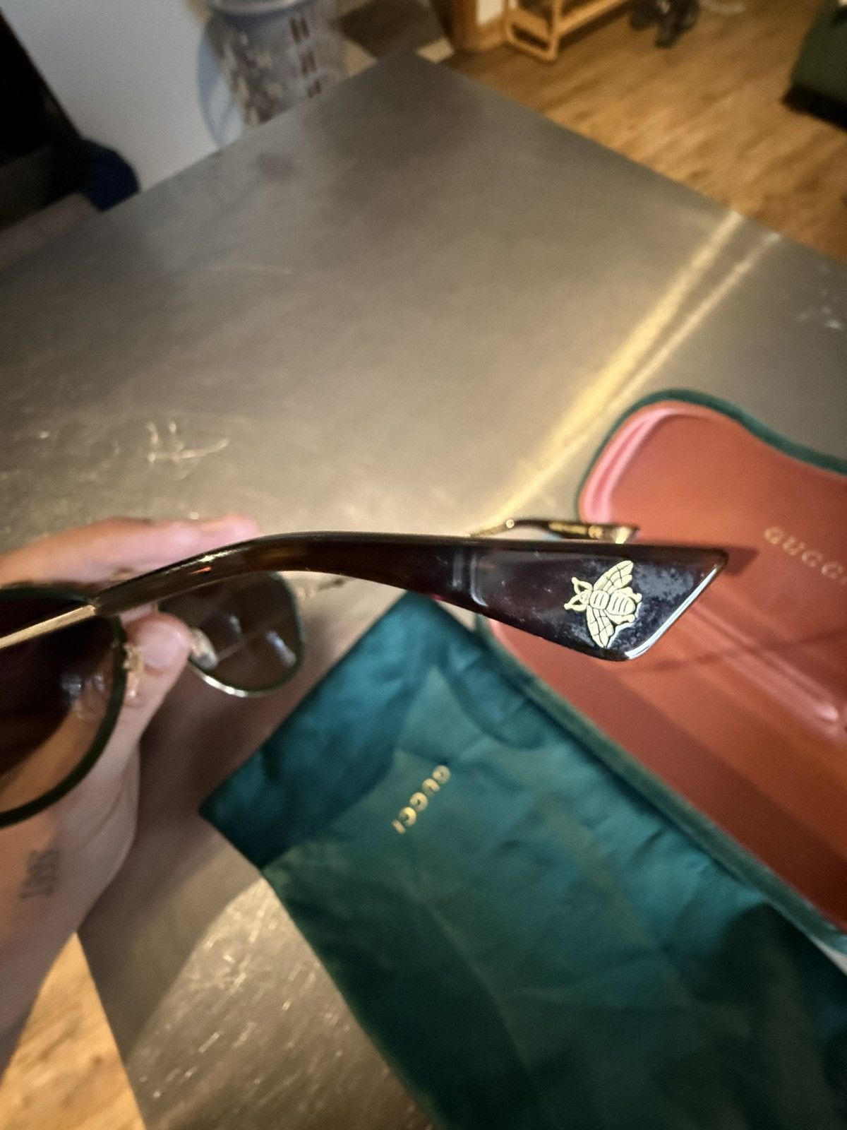 Gucci Gucci aviator sunglasses Size ONE SIZE - 8 Thumbnail