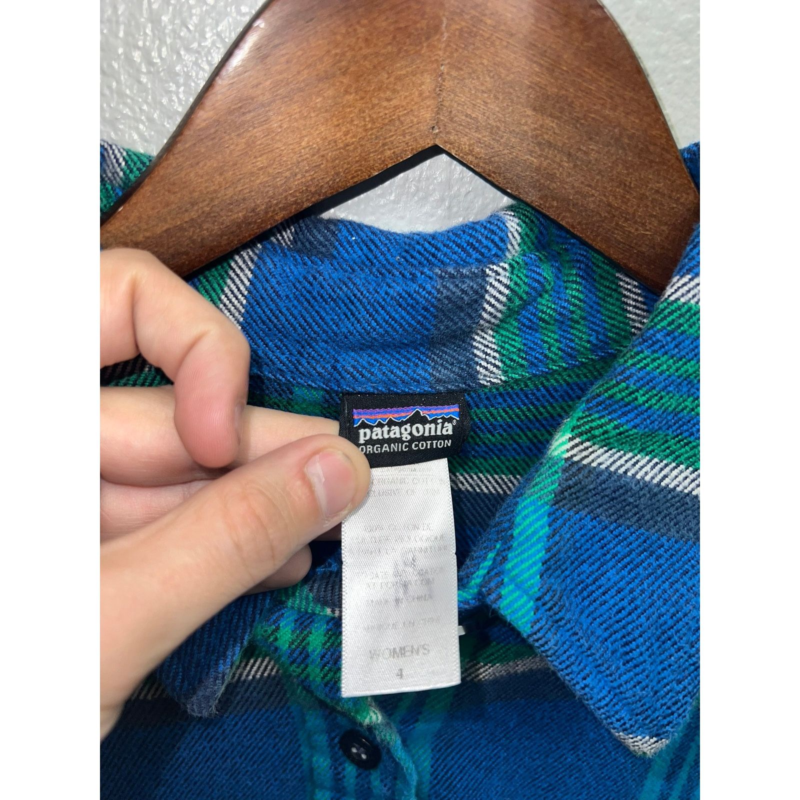 Patagonia Womens Patagonia Button Up Shirt Blue Organic Cotton Women 4 Size S / US 4 / IT 40 - 7 Thumbnail