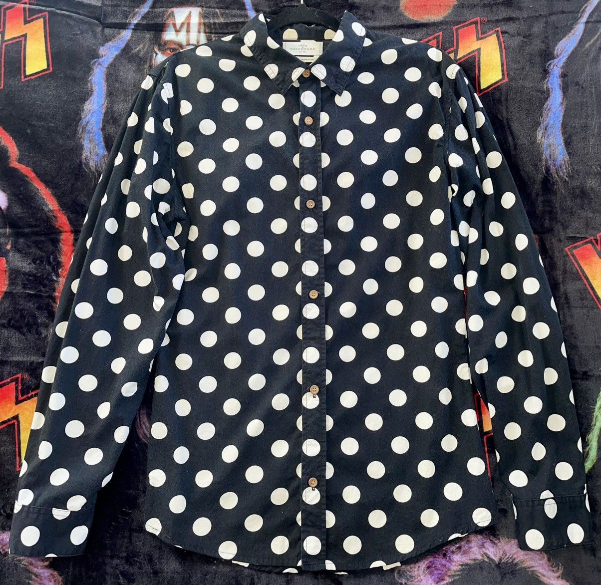 Your Neighbors Polka Dot button down Size US M / EU 48-50 / 2 - 1 Thumbnail