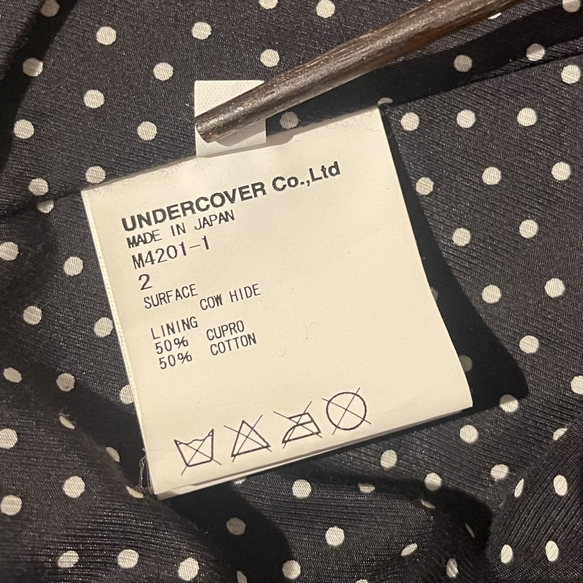Undercover Undercover SS14 *1/1* PSYCHOCANDY leather rider jacket Size US S / EU 44-46 / 1 - 9 Thumbnail