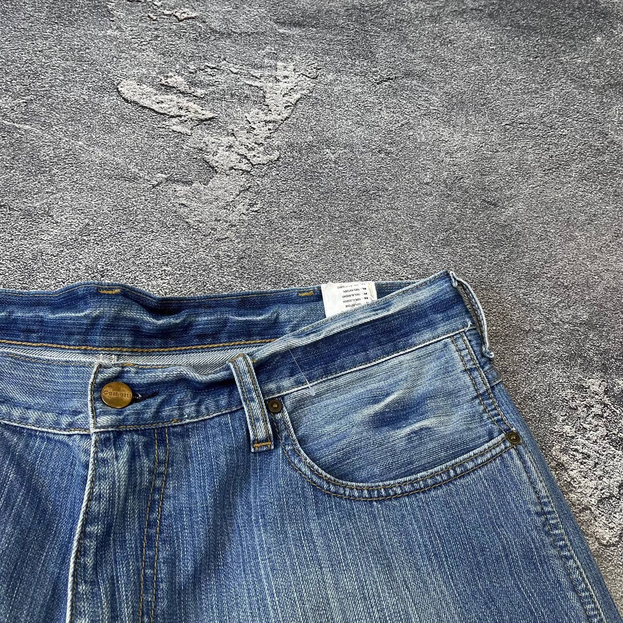 Carhartt Wip Vintage Carhartt Western Pant Blue Size 34x320 Straight Size US 33 - 13 Thumbnail