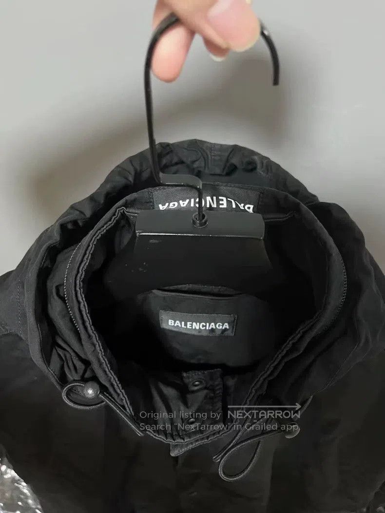 Balenciaga Balenciaga size 39 Hooded logo windbreaker jacket Size US S / EU 44-46 / 1 - 3 Thumbnail