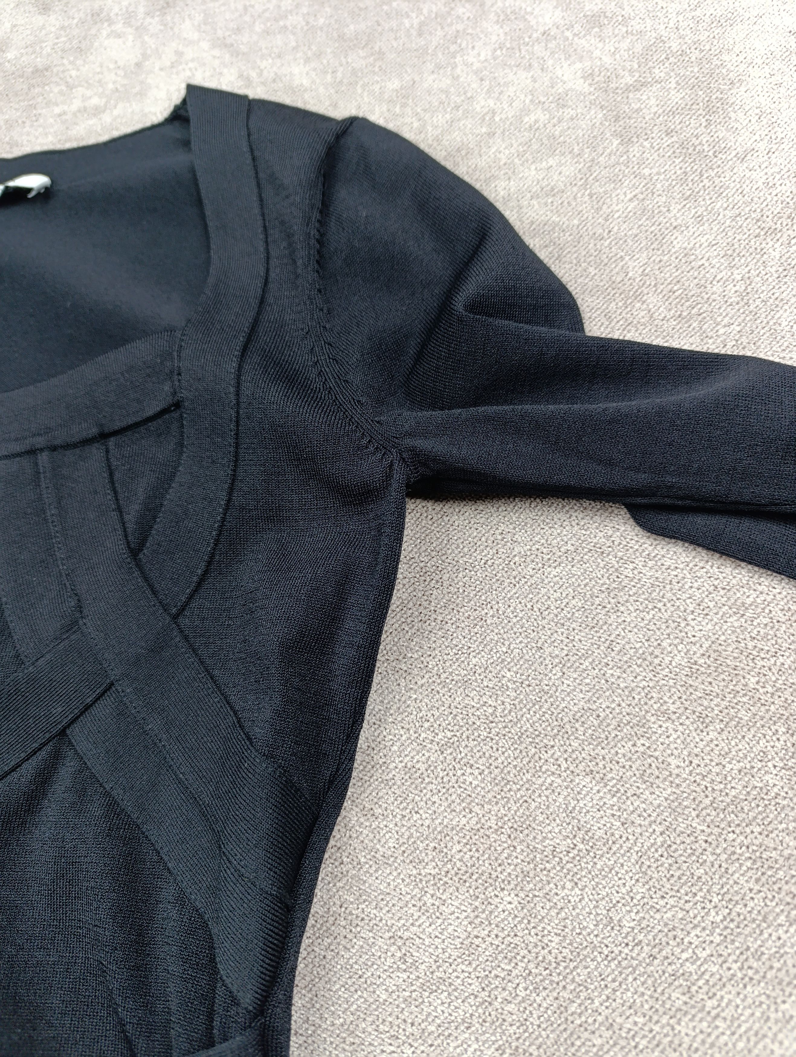 Versace VERSACE GIANNI WOMEN'S BLACK BLOUSE SWEATER Size XL / US 12-14 / IT 48-50 - 10 Thumbnail