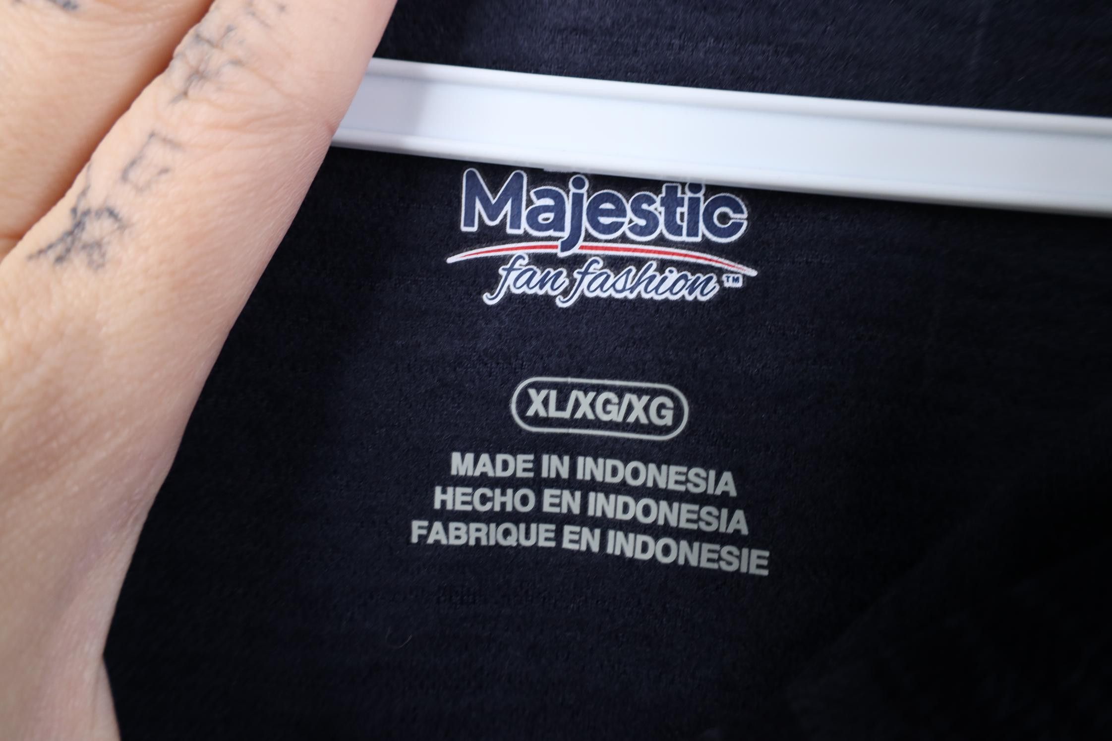 Majestic Deadstock Vintage Majestic Base Indians Baseball Hoodie Size XL / US 12-14 / IT 48-50 - 8 Thumbnail