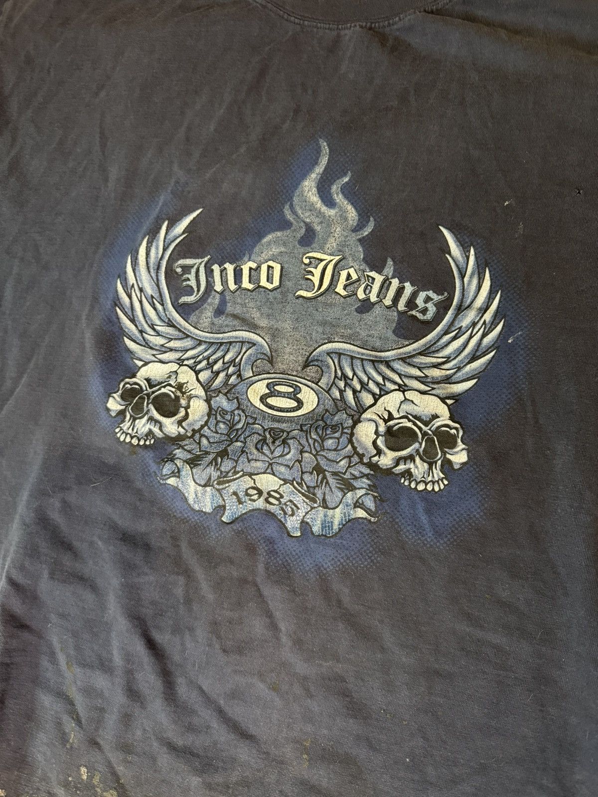 JNCO × Vintage Vintage Rare and Grail Jnco 8ball and skull Shirt Size US XL / EU 56 / 4 - 3 Thumbnail