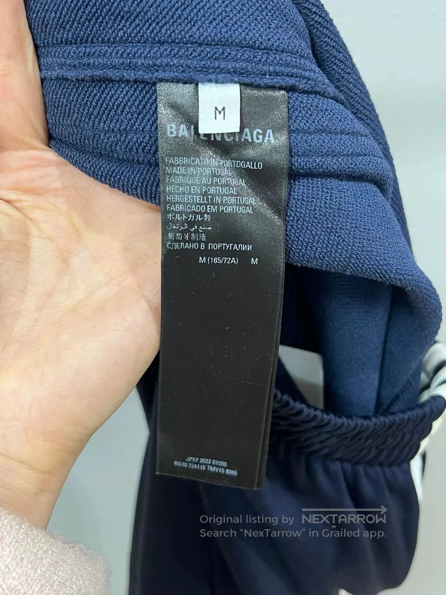 Balenciaga Balenciaga x adidas Blue Track Pants. Size US 30 / EU 46 - 4 Thumbnail