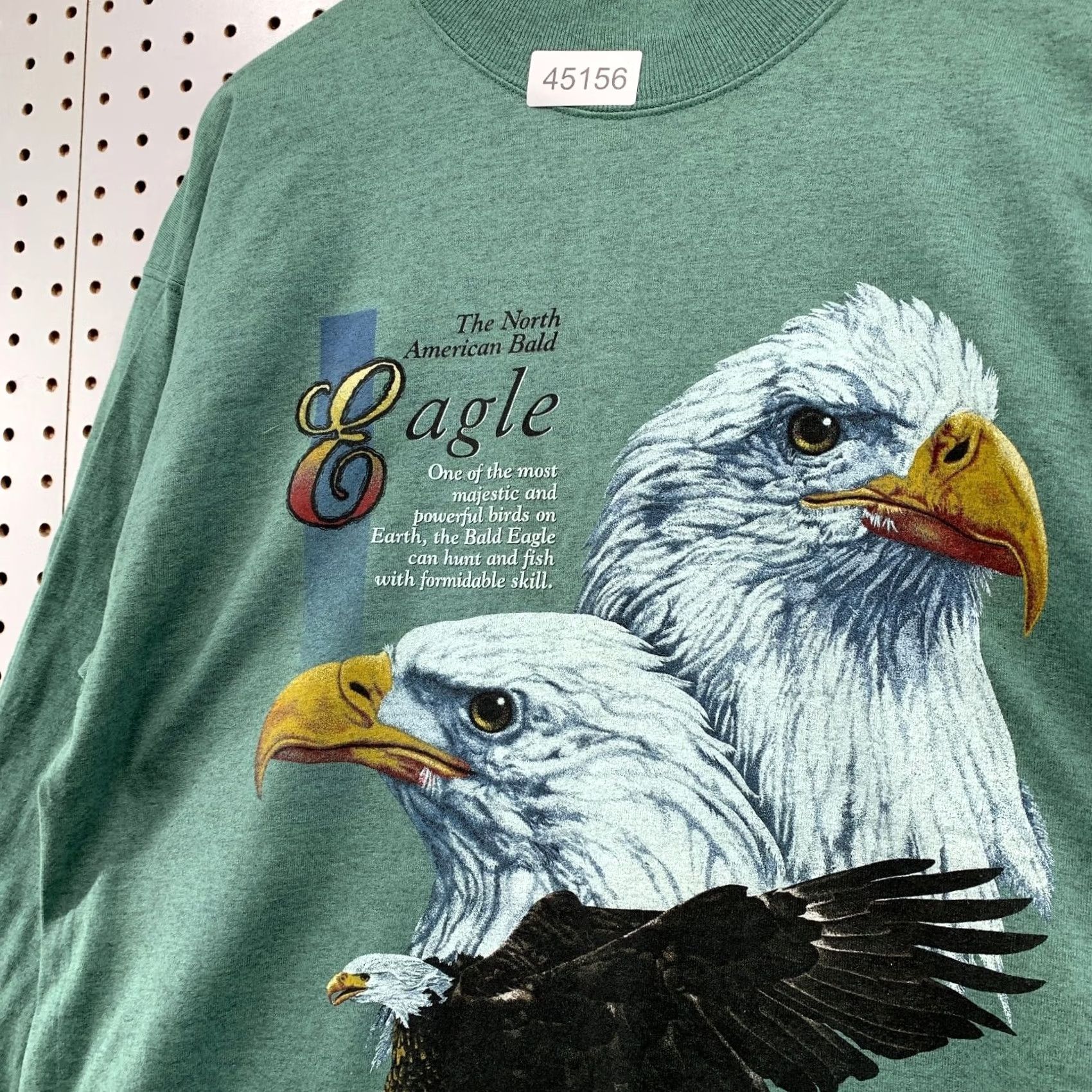Vintage Vintage Signal Eagle Nature Shirt Mens XL Green 90s Made Usa Size US XL / EU 56 / 4 - 4 Thumbnail