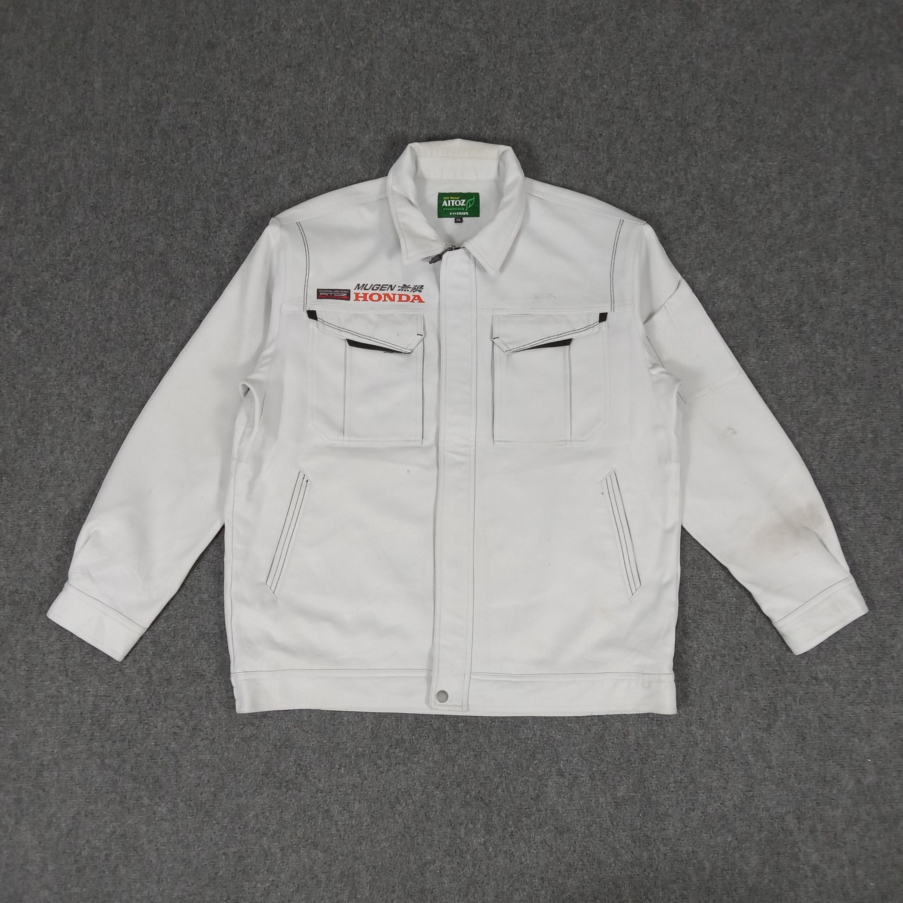 Honda × Vintage Mugen Honda Japanese Racing Team Custom Art Jacket Size US L / EU 52-54 / 3 - 4 Thumbnail