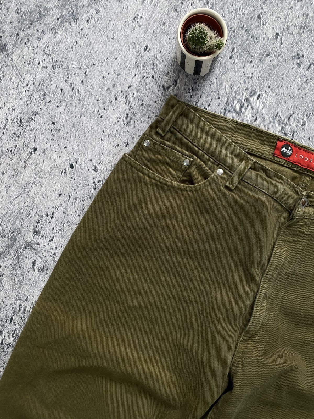 Levi's × Vintage Vintage Levi’s Silver tab Streetwear Pants denim baggy Size US 38 / EU 54 - 13 Thumbnail