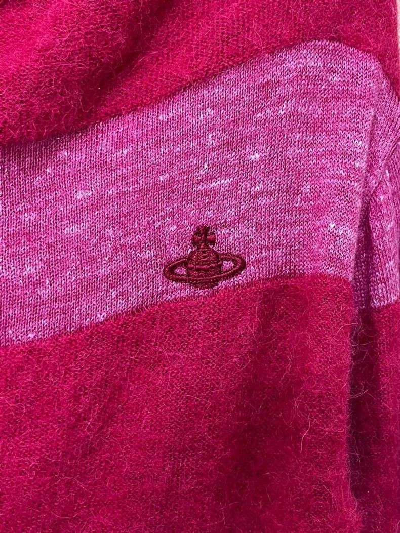 Vivienne Westwood Vivienne Westwood Red knitted striped cardigan Size M / US 6-8 / IT 42-44 - 5 Thumbnail