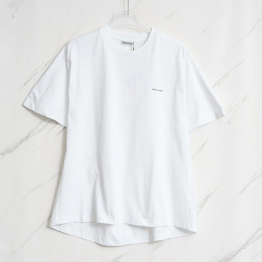 Balenciaga Balenciaga Women's Logo Crewneck T-Shirt Size XS / US 0-2 / IT 36-38 - 1 Thumbnail