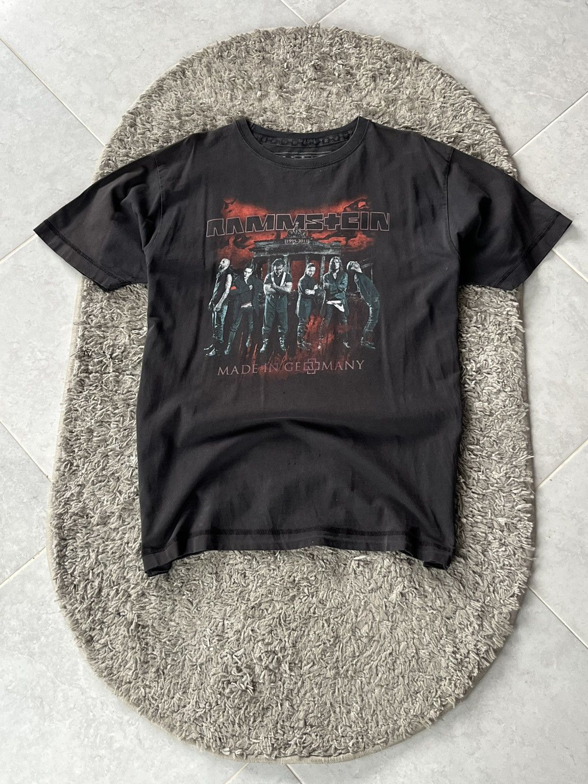 Vintage Vintage T-shirt Rammstein Europe Tour 2012 MADE IN GERMANY Size US XL / EU 56 / 4 - 1 Thumbnail