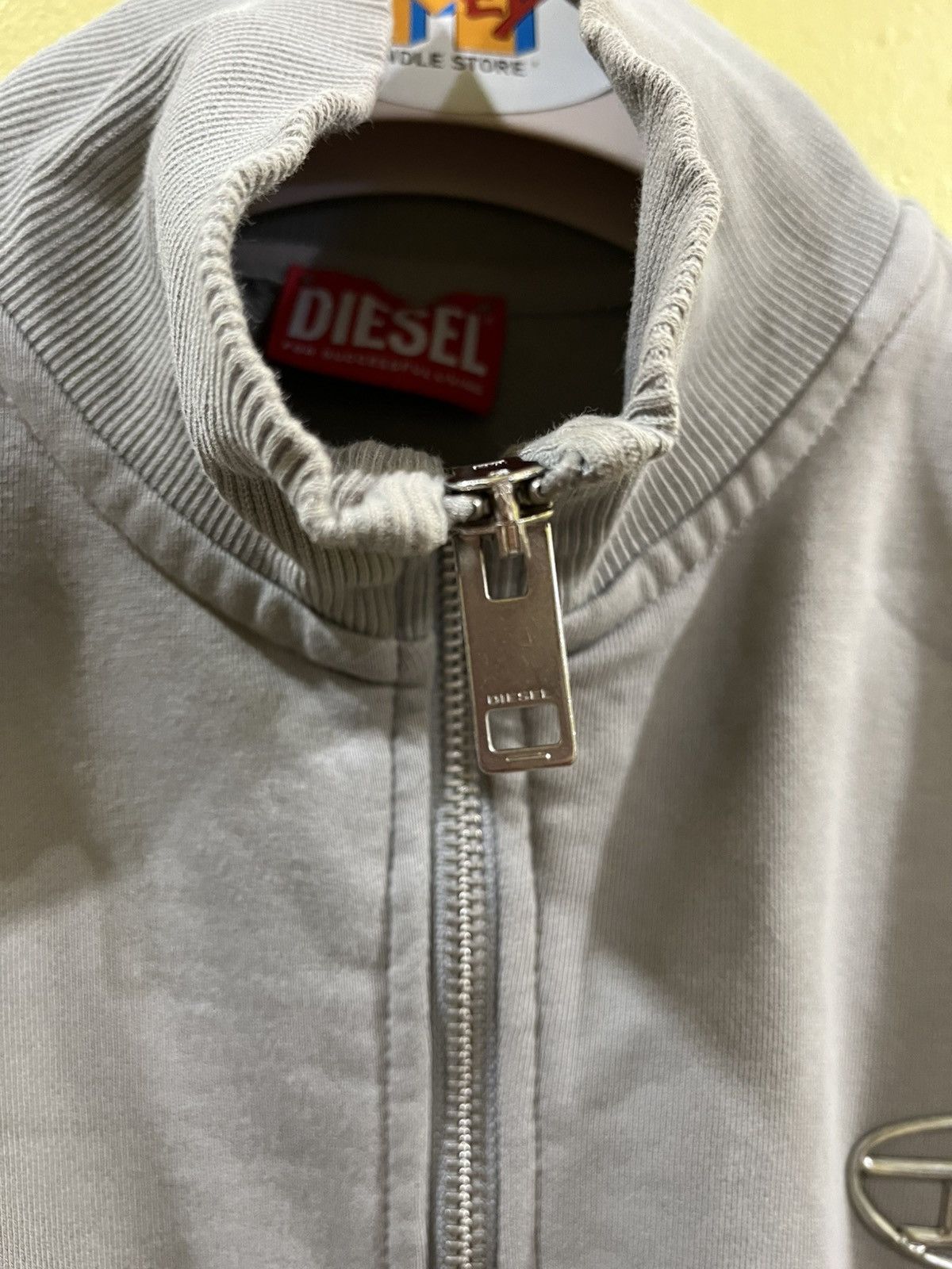 Diesel Diesel full-zip jacket with a high collar and front pockets Size US M / EU 48-50 / 2 - 7 Thumbnail
