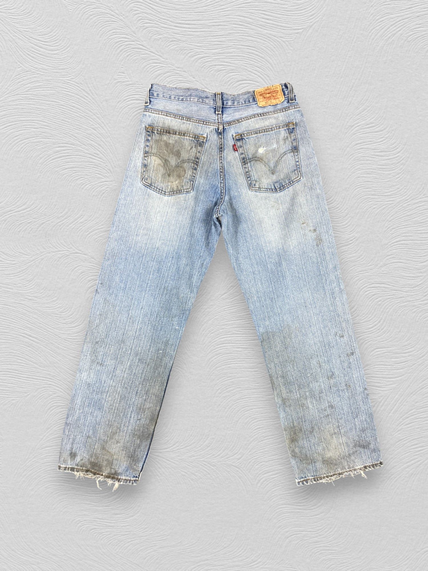 Levi's Dirty Used Blue Vintage Levi's 569 30x30 Denim -JN1717 Size US 30 / EU 46 - 2 Thumbnail