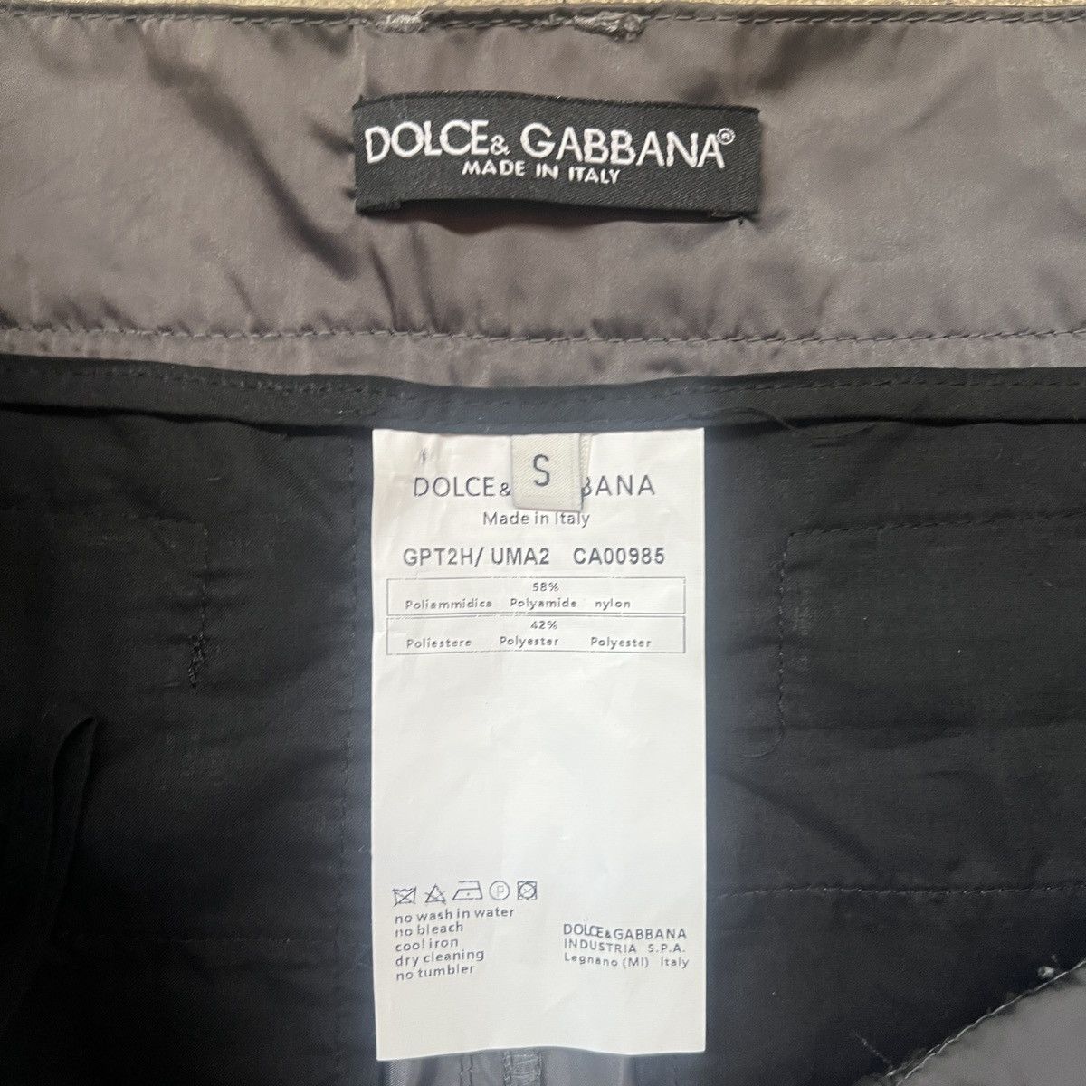 Dolce & Gabbana A/W 2003 Nylon Bondage Pants Size US 30 / EU 46 - 7 Thumbnail