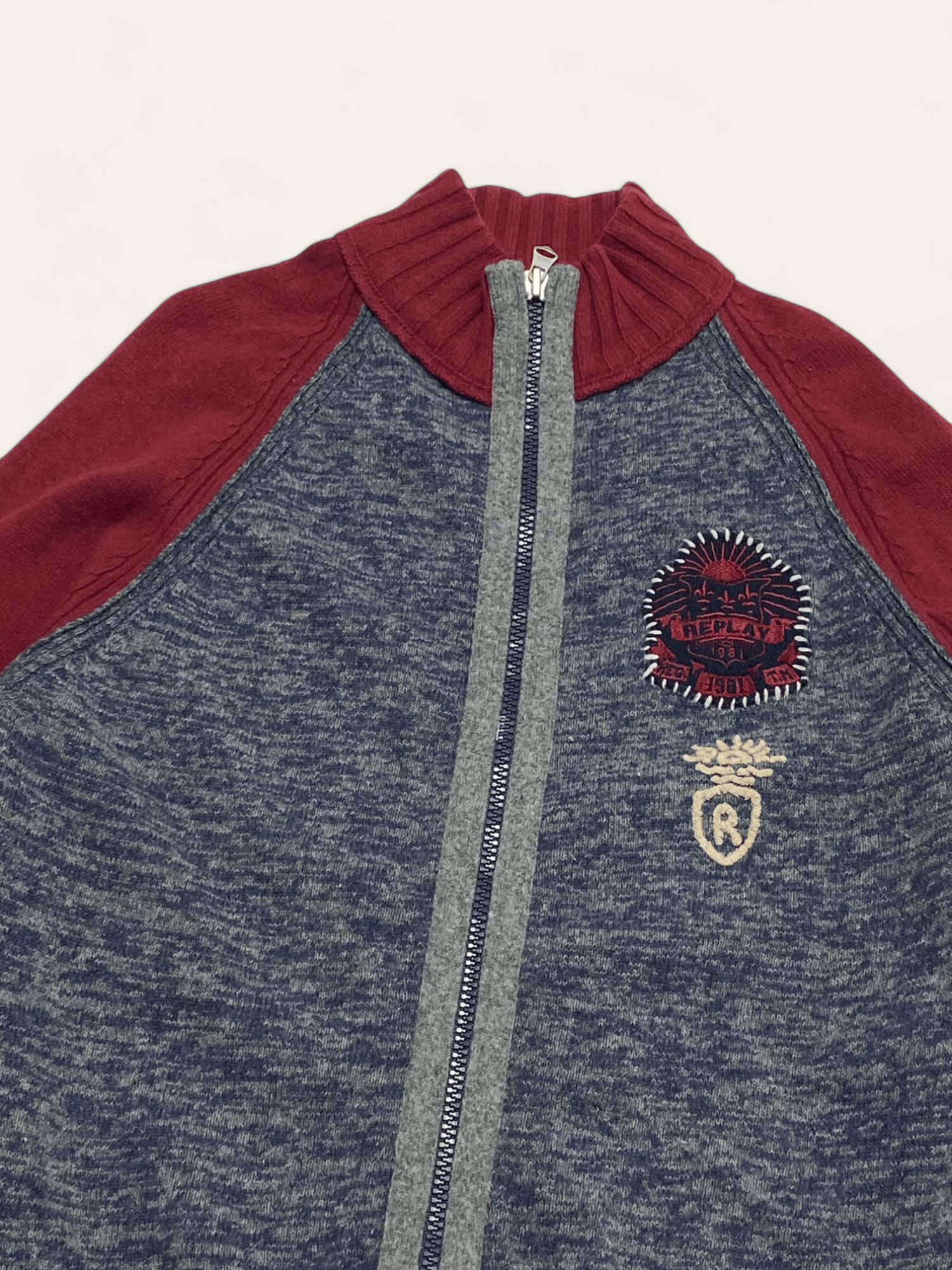 Replay Vintage REPLAY Grey Track Zip Warm Size US M / EU 48-50 / 2 - 2 Thumbnail
