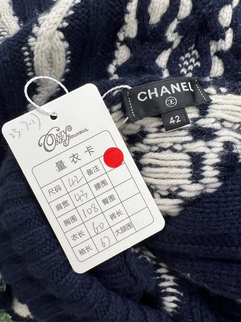 Chanel Chanel German Hamburg series turtleneck striped sweater Size M / US 6-8 / IT 42-44 - 5 Thumbnail