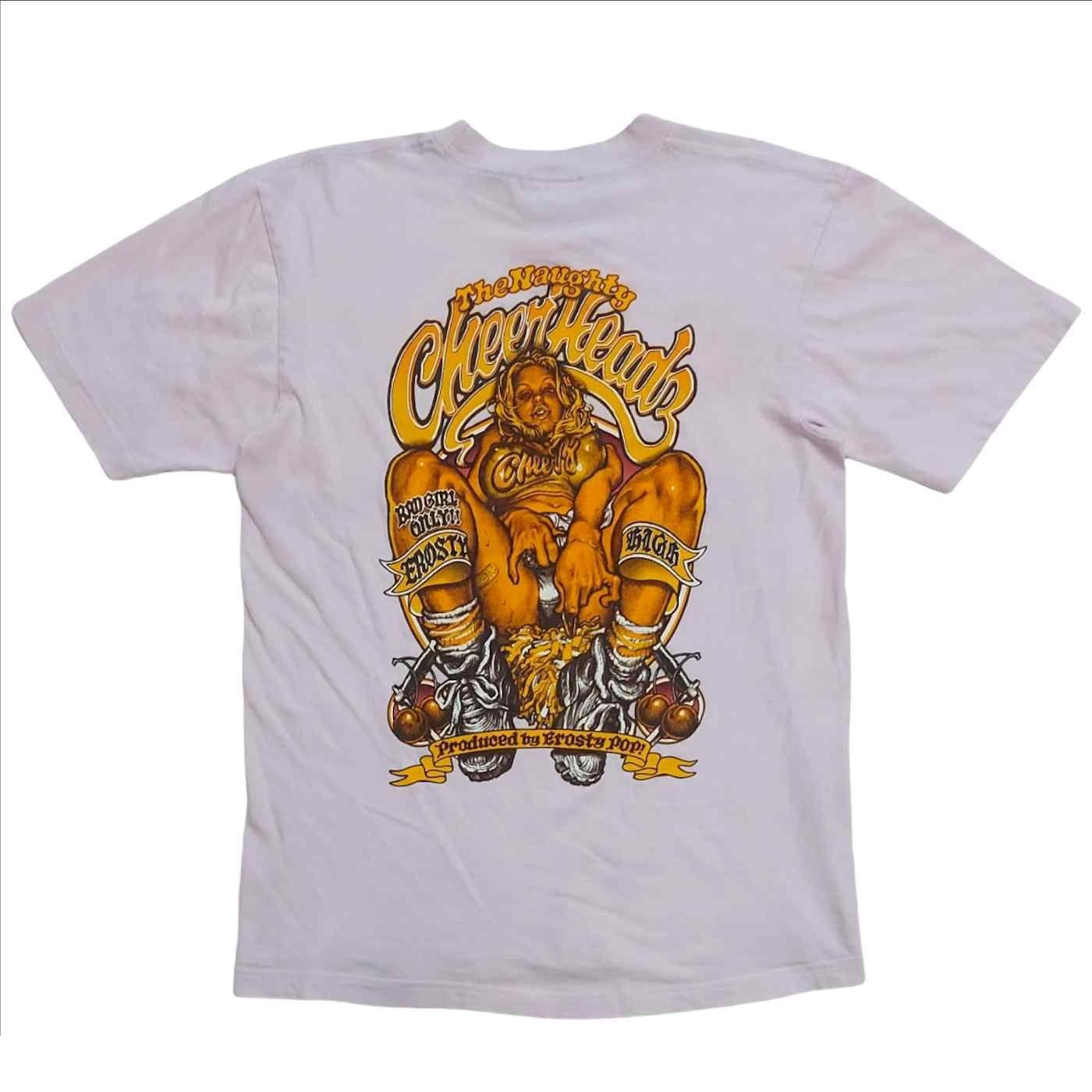 image of Hook Ups x Hot Model Sex Vintage Erosty Pop! Rockin Jelly Bean "cheerheadz Xxx" in Light Pink (Size