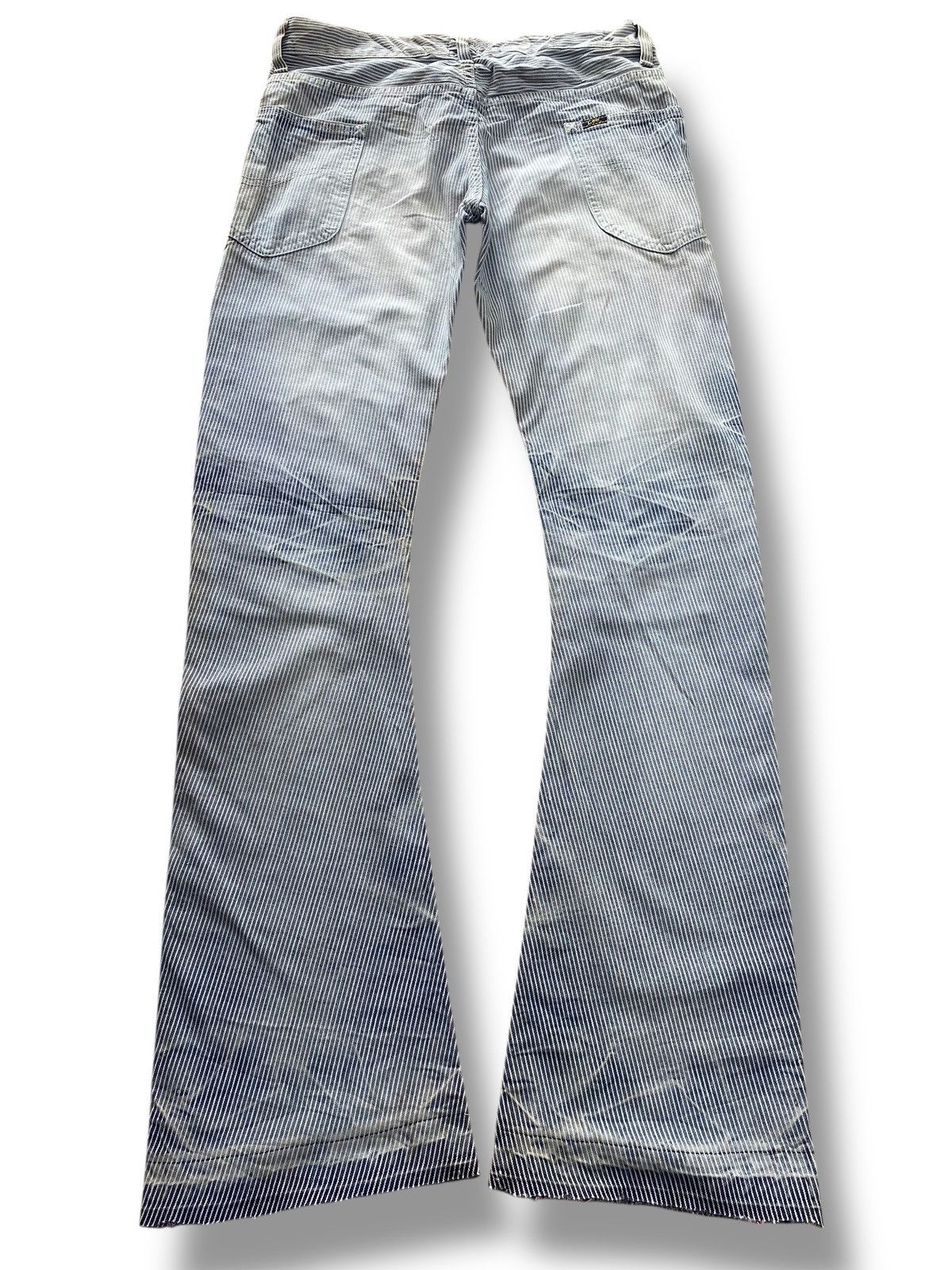 Lee Lee Ripped Style Twisted Leg Flare Jeans Size US 30 / EU 46 - 3 Thumbnail