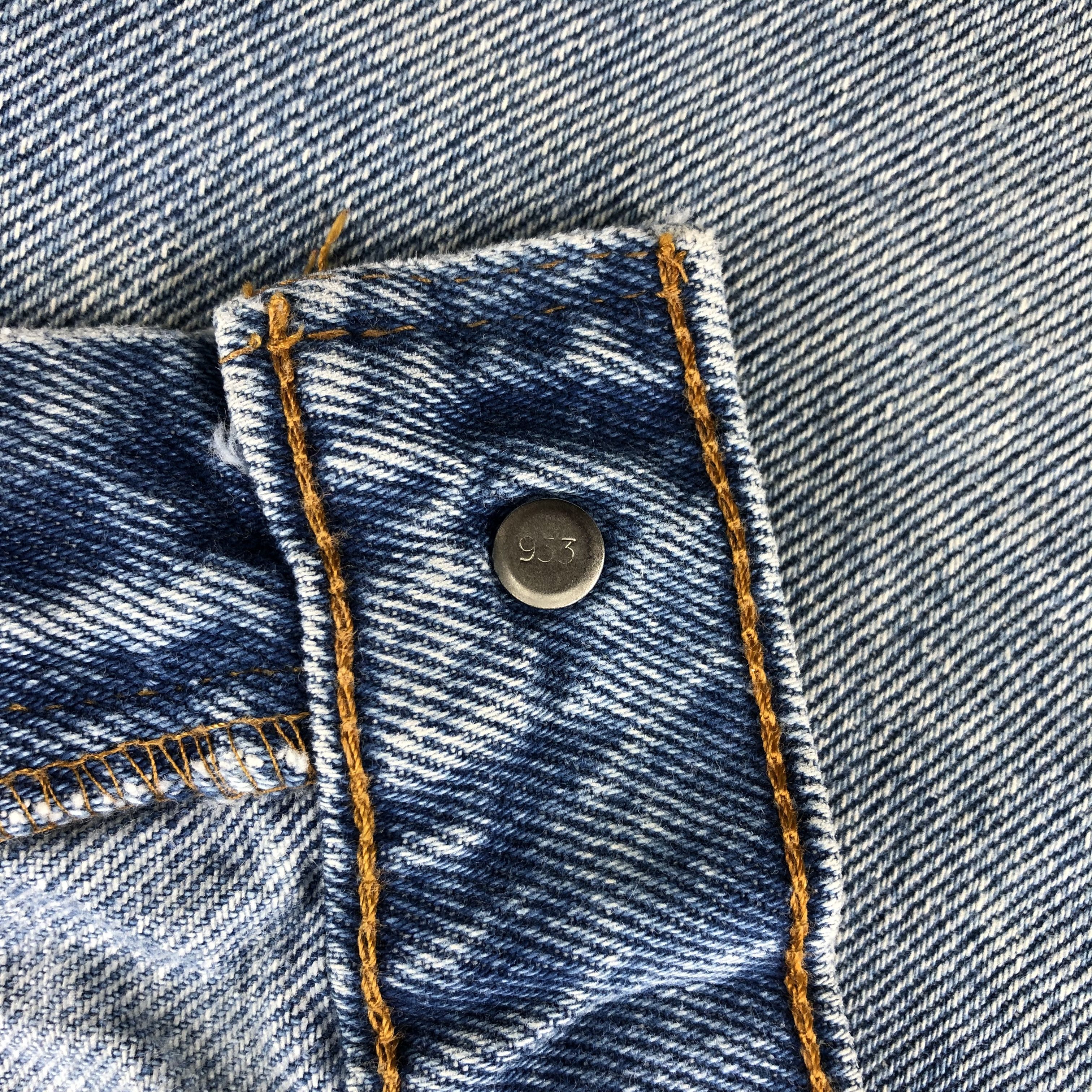 Levi's 90s Vintage Blue Wash Levis 505 Jeans-J1540 Size US 39 - 9 Thumbnail