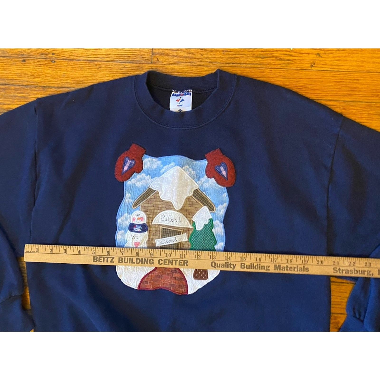 Jerzees VTG Jerzees USA Snowman Snow School Days Men’s Women’s Large Size L / US 10 / IT 46 - 5 Thumbnail