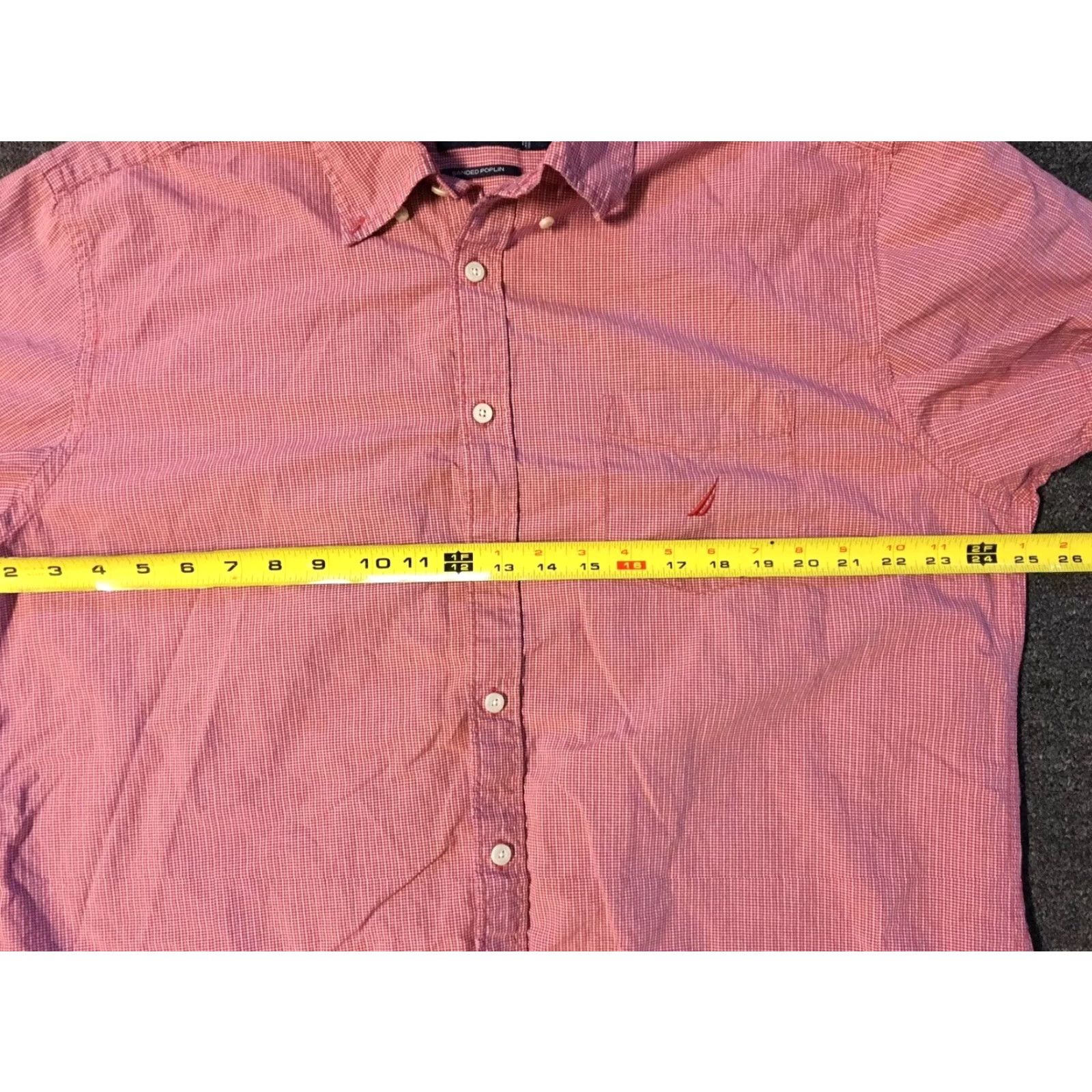 Nautica VINTAGE Nautica Shirt XL Red Plaid Button-Down Short Sleeve 90s Sports Sailing Men Size US XL / EU 56 / 4 - 4 Thumbnail