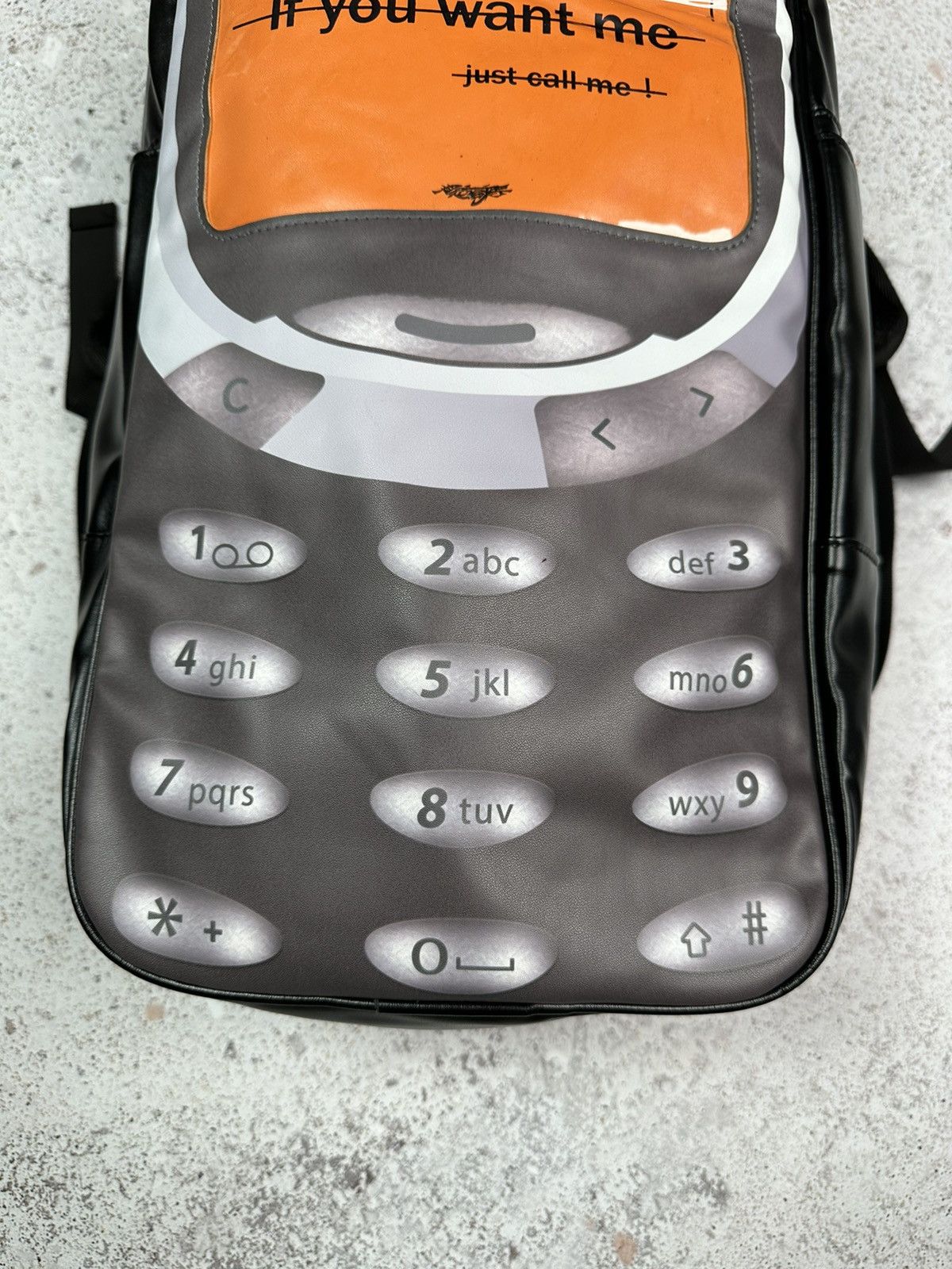 If Six Was Nine Mobile Phone Backpack bag “If you want me just call me” Size ONE SIZE - 4 Thumbnail