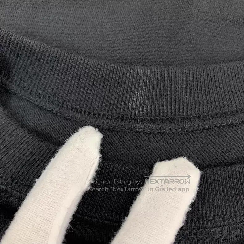 Balenciaga Balenciaga Black Logo Letter Printed Cotton Crew Neck Shor Size US L / EU 52-54 / 3 - 9 Thumbnail