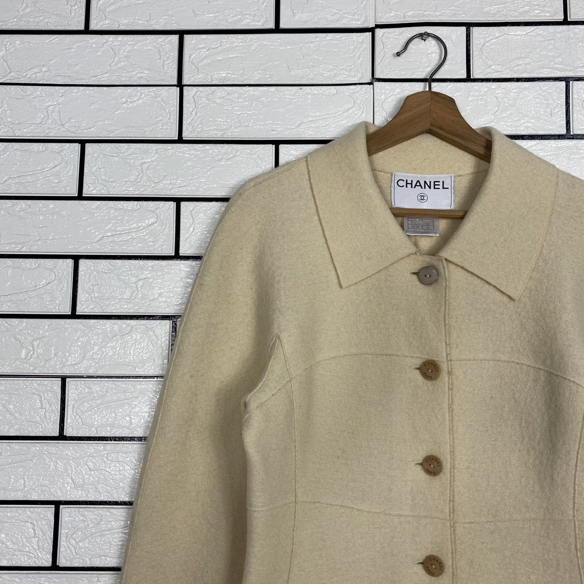 Chanel 🔥VINTAGE LONG JACKET DRESS BUTTON CHANEL WOOL Size XS / US 0-2 / IT 36-38 - 8 Thumbnail