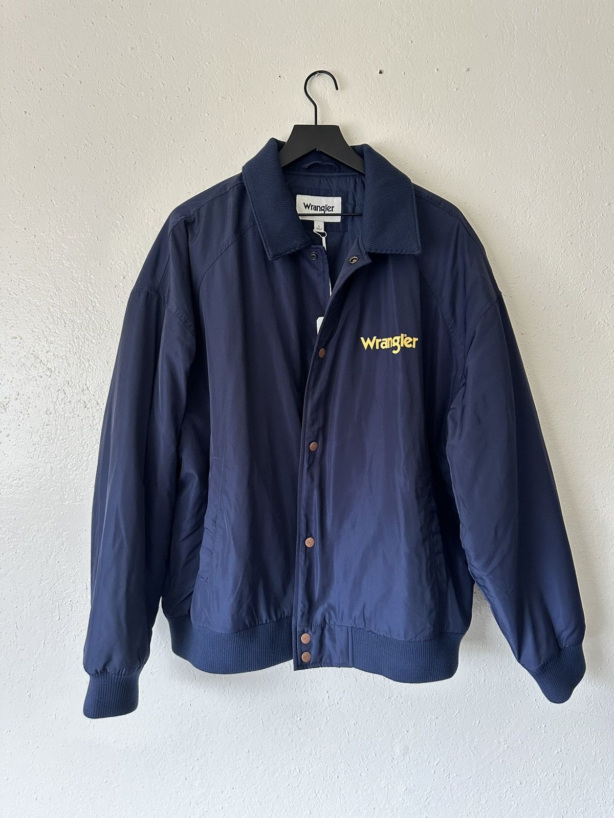 Wrangler Wrangler Bomber Jacket Navy/Yellow - Large Size US L / EU 52-54 / 3 - 1 Thumbnail