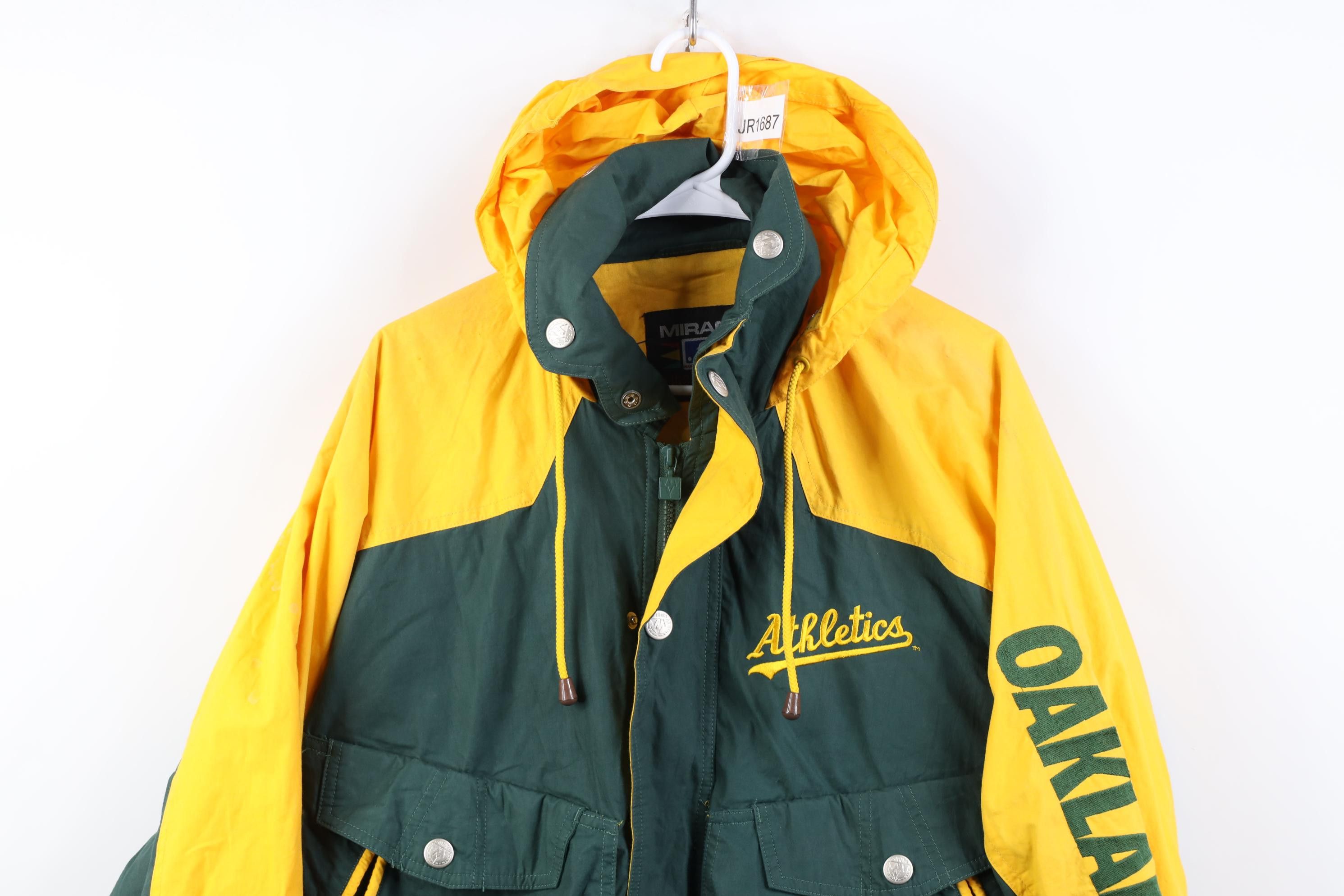 Vintage Deadstock Vintage 90s Athletics Baseball Bomber Jacket Size US M / EU 48-50 / 2 - 2 Thumbnail