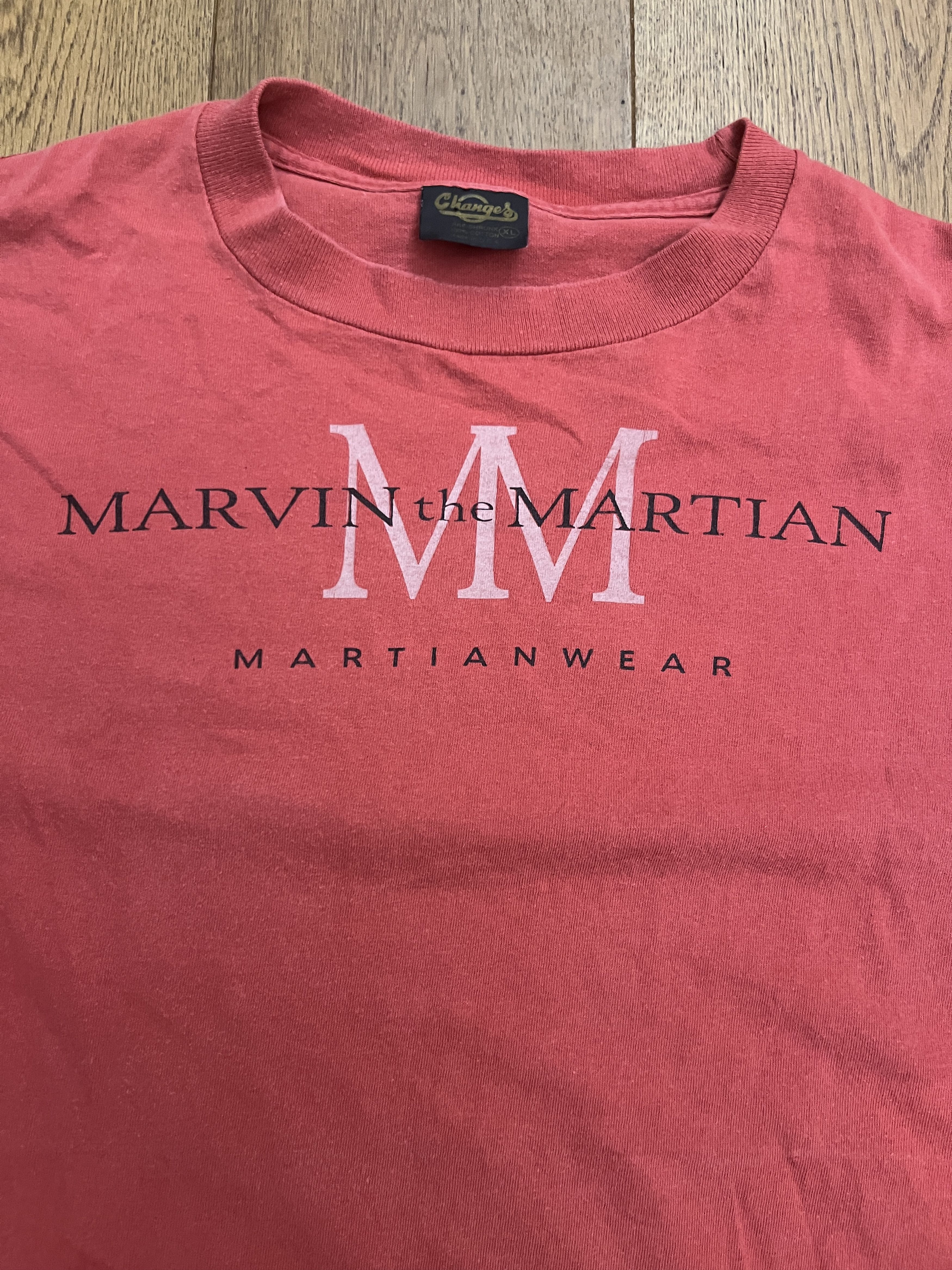 Vintage Vtg 1995 Marvin the Martian Wear Shirt XL Changes USA Size US XL / EU 56 / 4 - 5 Thumbnail