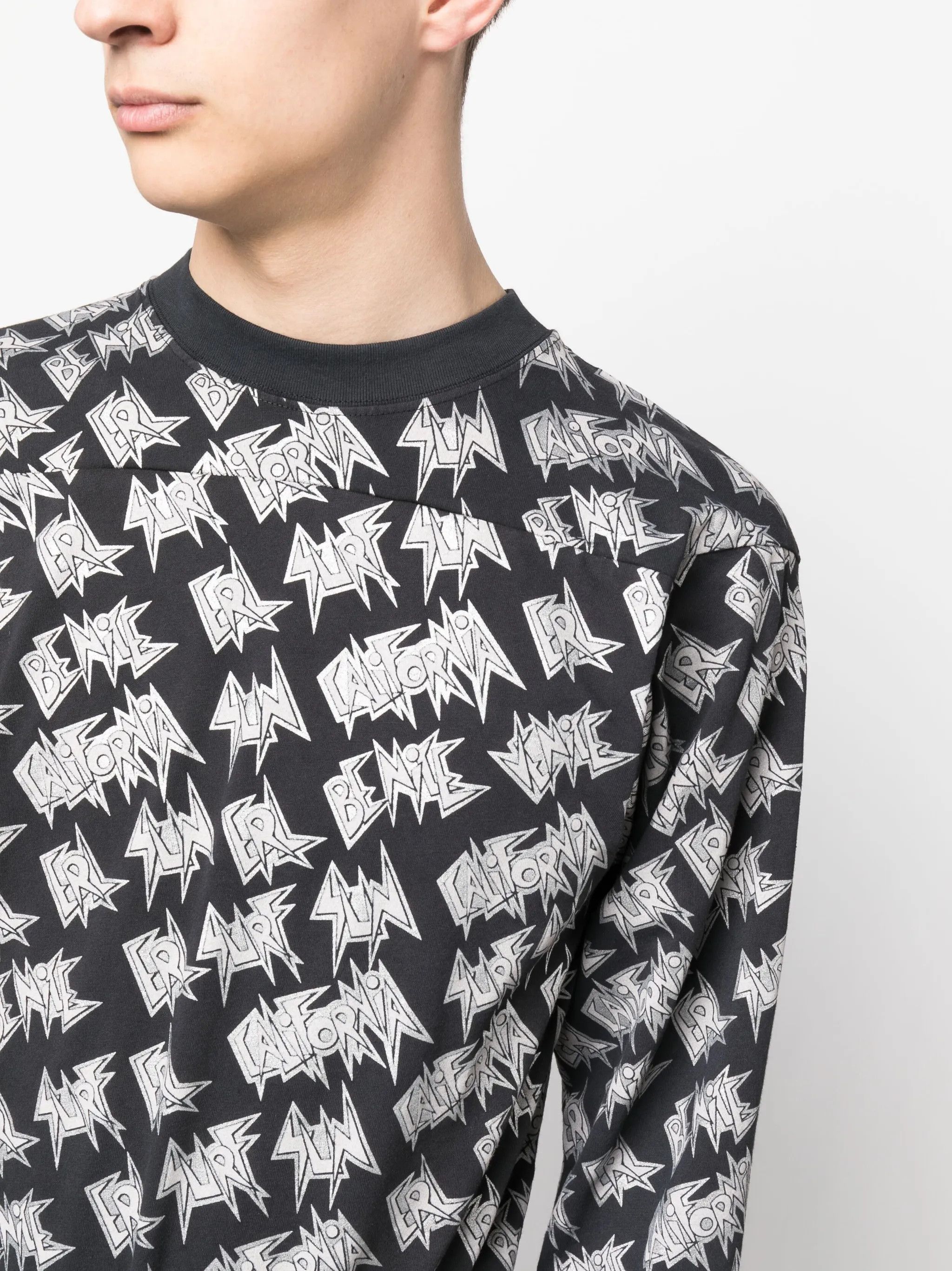 ERL o1y0125 T-Shirt in Black/White Size US M / EU 48-50 / 2 - 4 Thumbnail