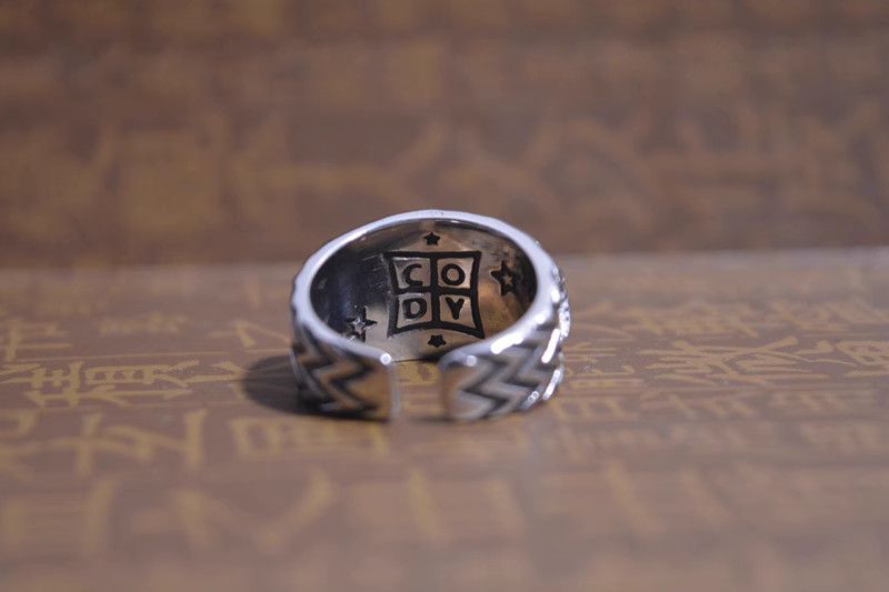 Jewelry Modern Jewelry Rings Open Size Chrome Ring (Size 7-13) Size ONE SIZE - 5 Thumbnail