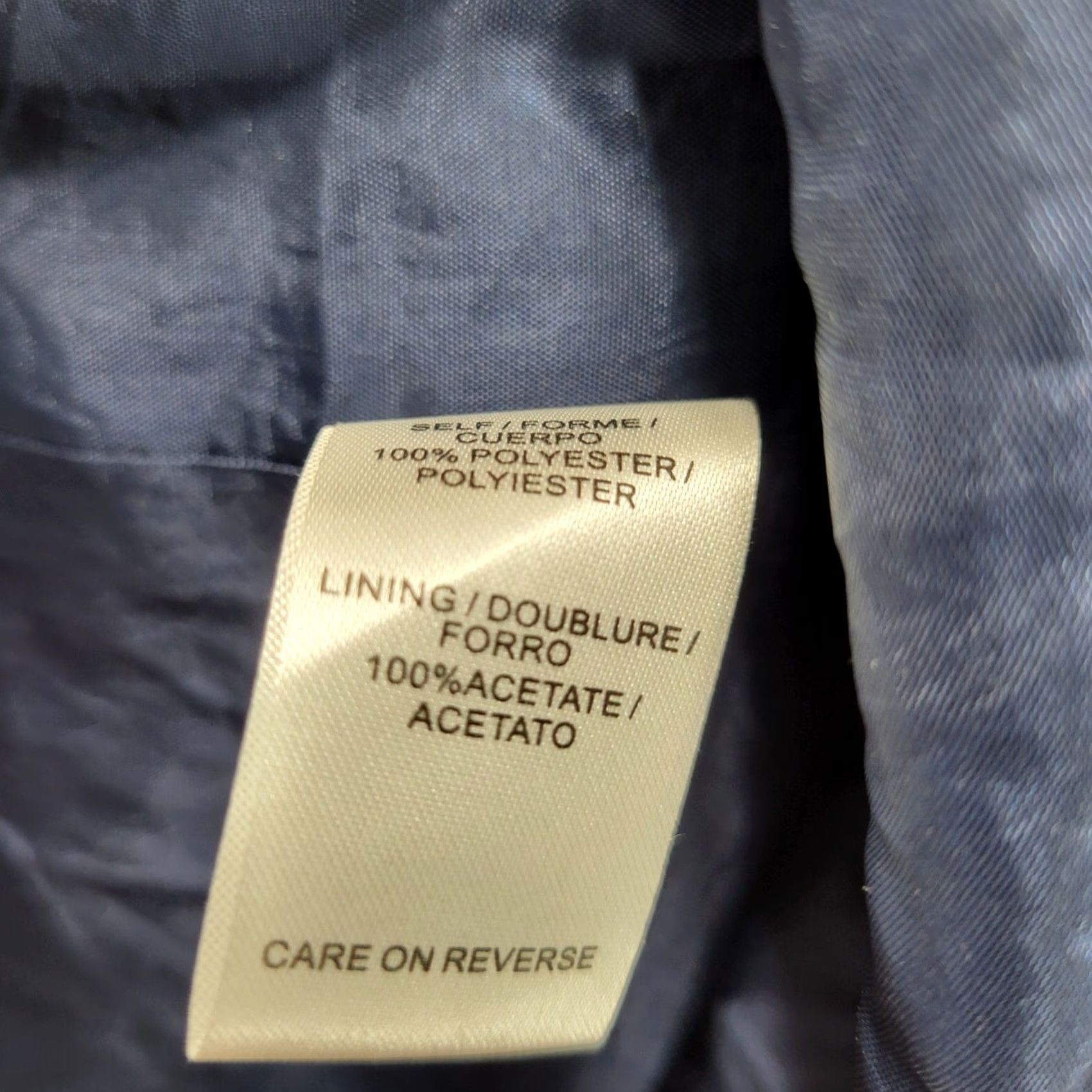 BCBGeneration BCBGeneration Empire Waist Mini Tank Dress Sz 12 Blue Print Lined Back Zip Dress Women 12 Blue Print Mini Tank Back Zip Size XL / US 12-14 / IT 48-50 - 6 Thumbnail