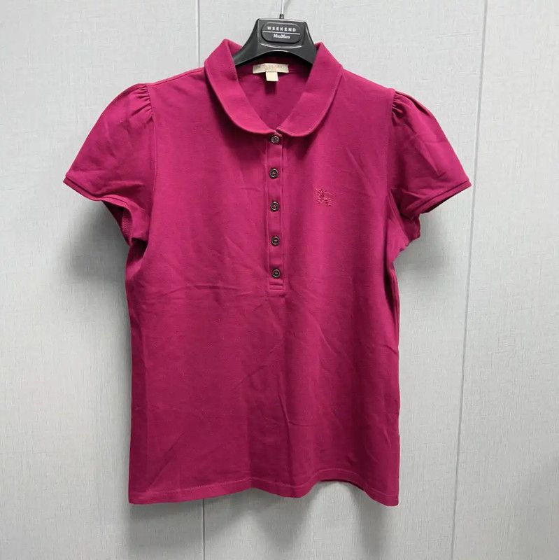 Burberry Burberry Spring Autumn Pink Cotton T-shirt Size S / US 4 / IT 40 - 1 Thumbnail
