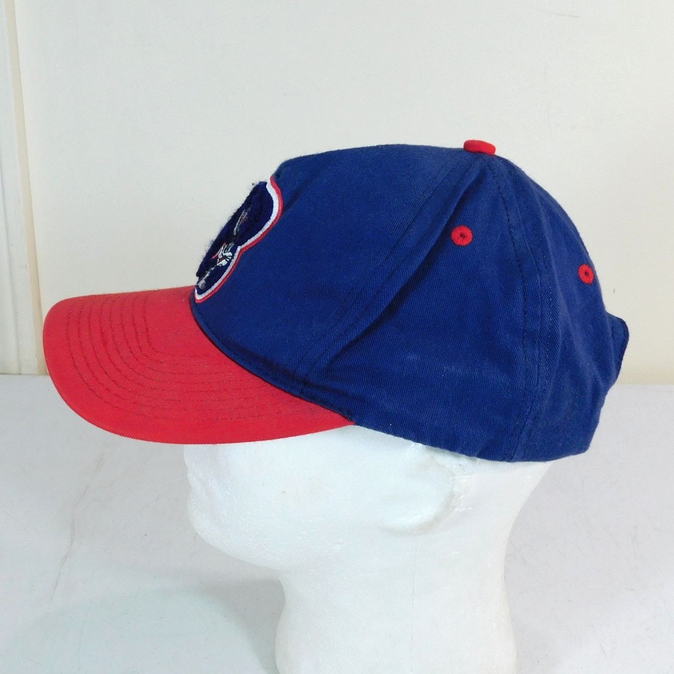 Acme Clothing 90s Bugs Bunny Hat Snapback Fuzzy B Blue Red Adjustable Size ONE SIZE - 3 Thumbnail