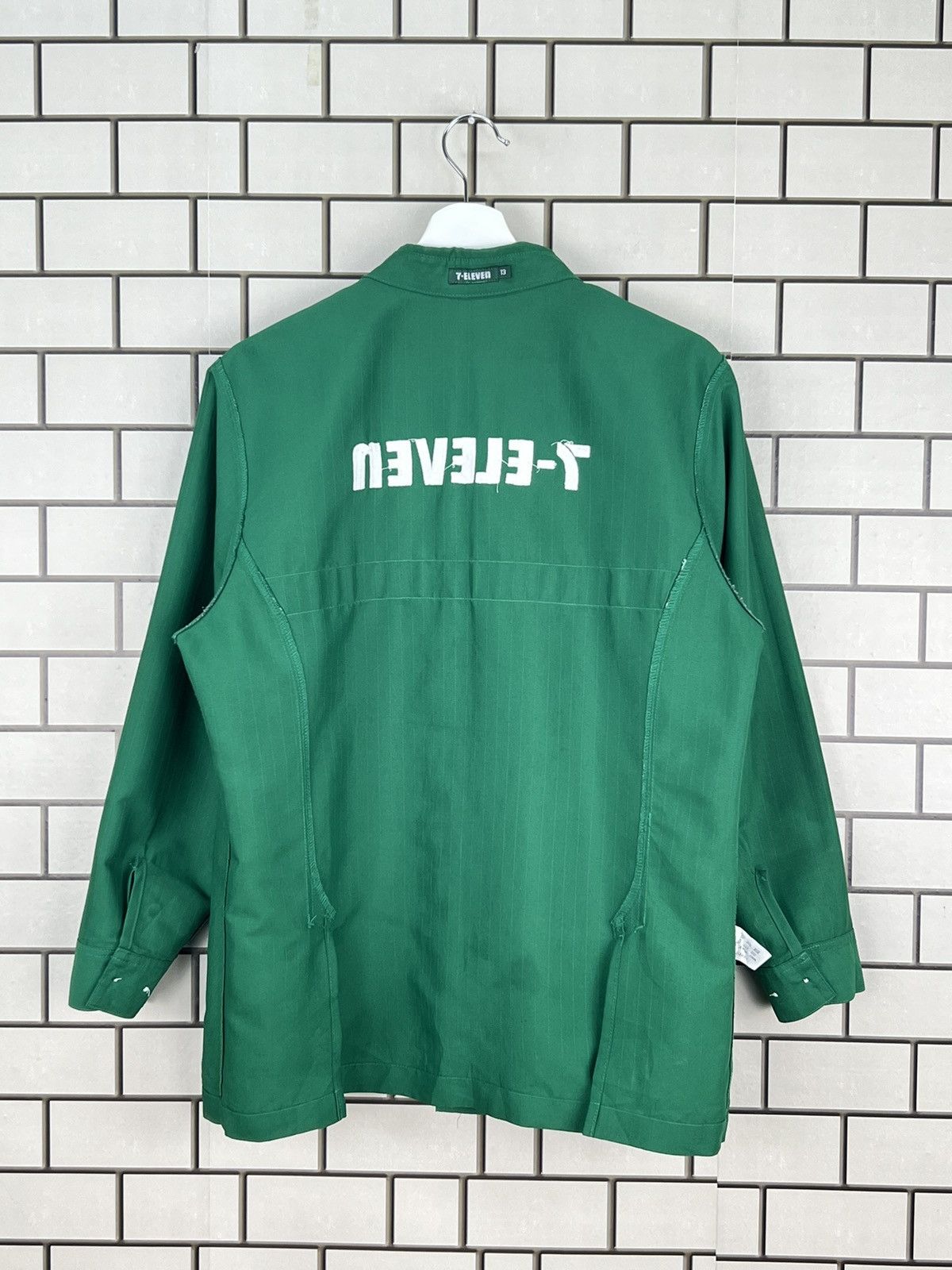 Japanese Brand × Vintage Vintage 7-ELEVEN Japanese Worker Uniform Shirt Jacket Size US M / EU 48-50 / 2 - 14 Thumbnail