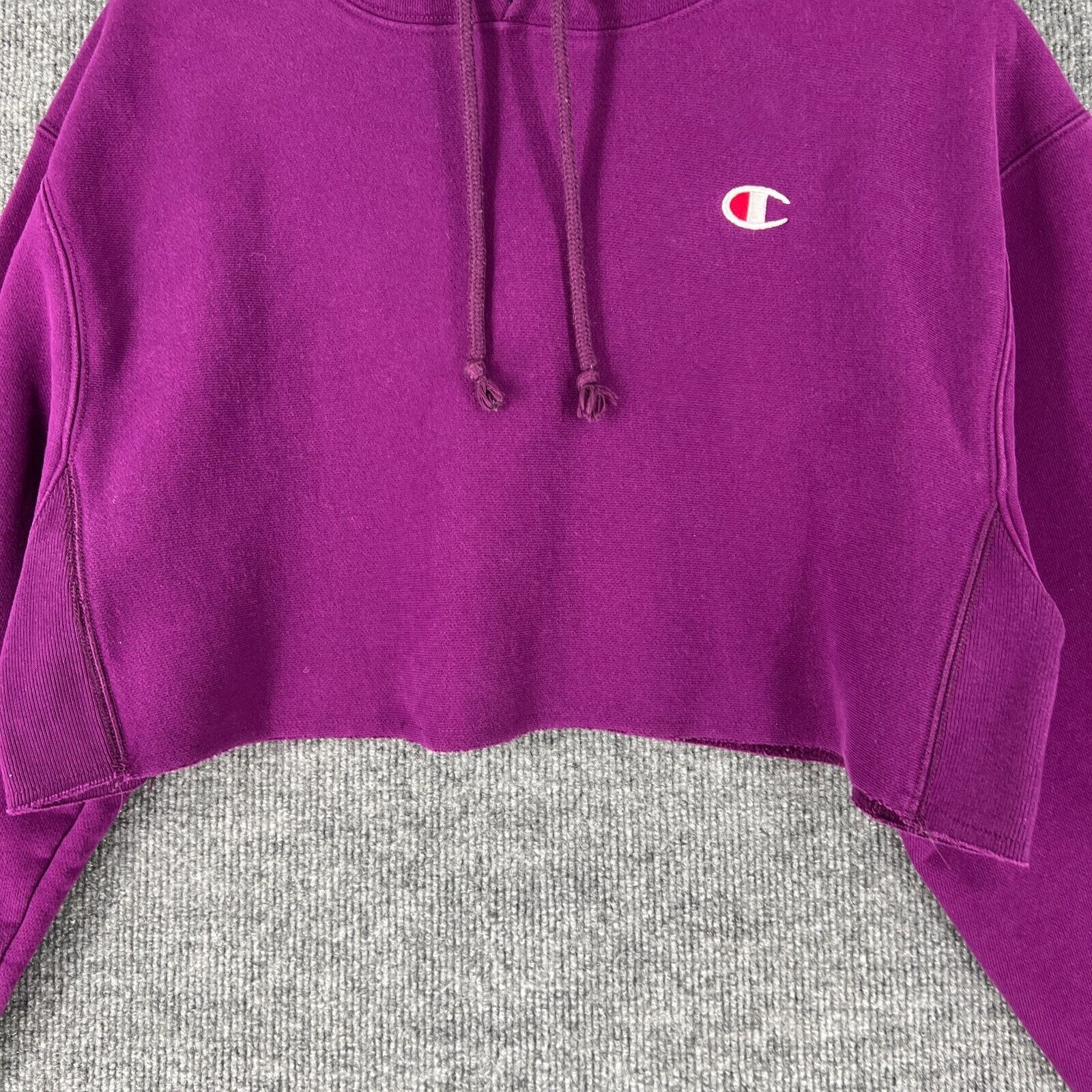 Champion Champion Reverse Weave Cropped Hoodie Sweatshirt Size S / US 4 / IT 40 - 3 Thumbnail