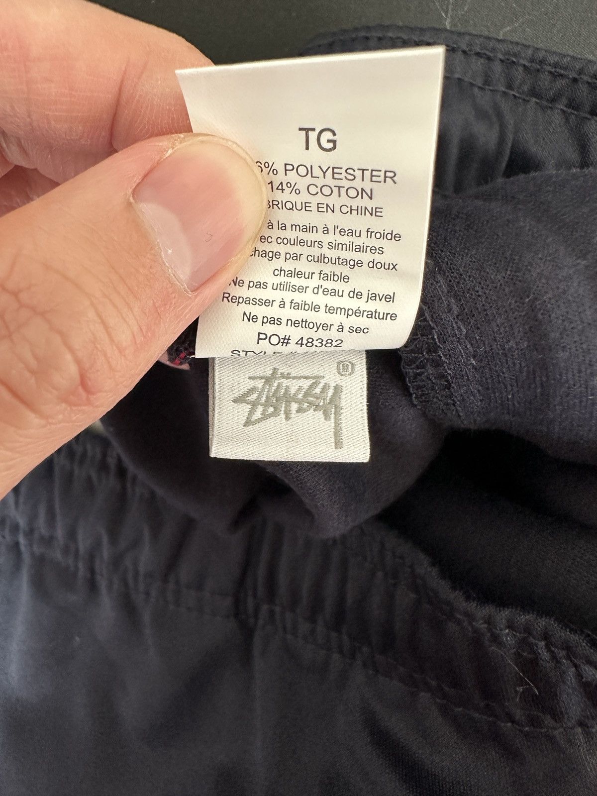 Stussy Piping Track Pants Navy Red Size US 36 / EU 52 - 7 Thumbnail