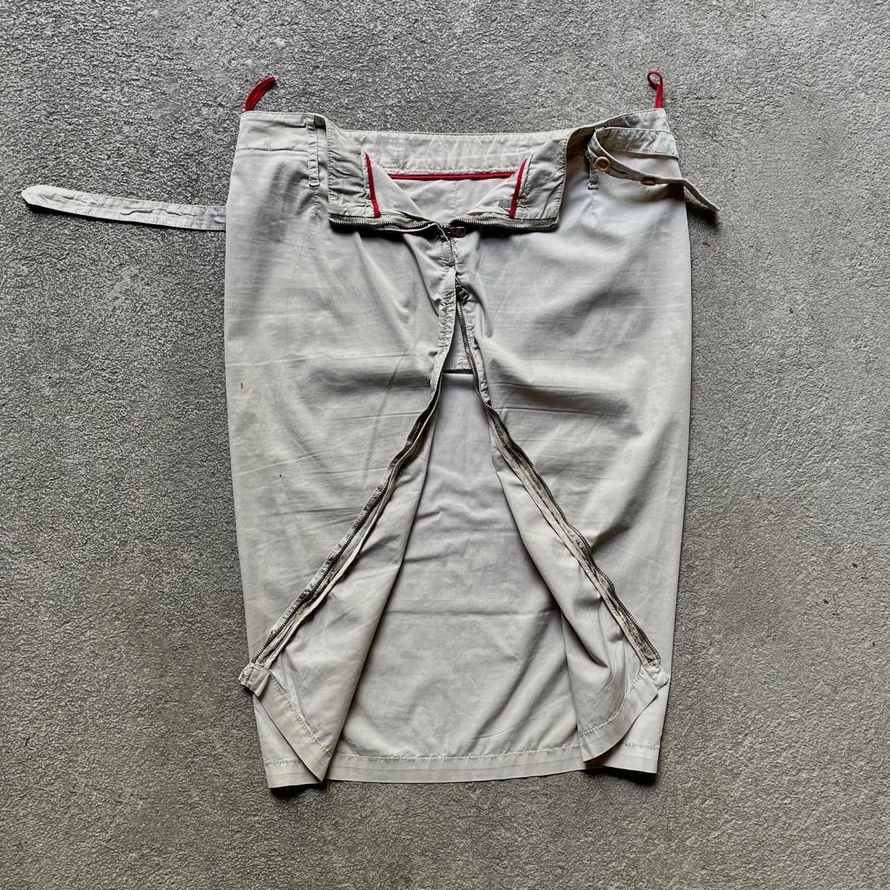 Prada Archival Prada Cargo Midi Skirt Size 30" / US 8 / IT 44 - 4 Thumbnail