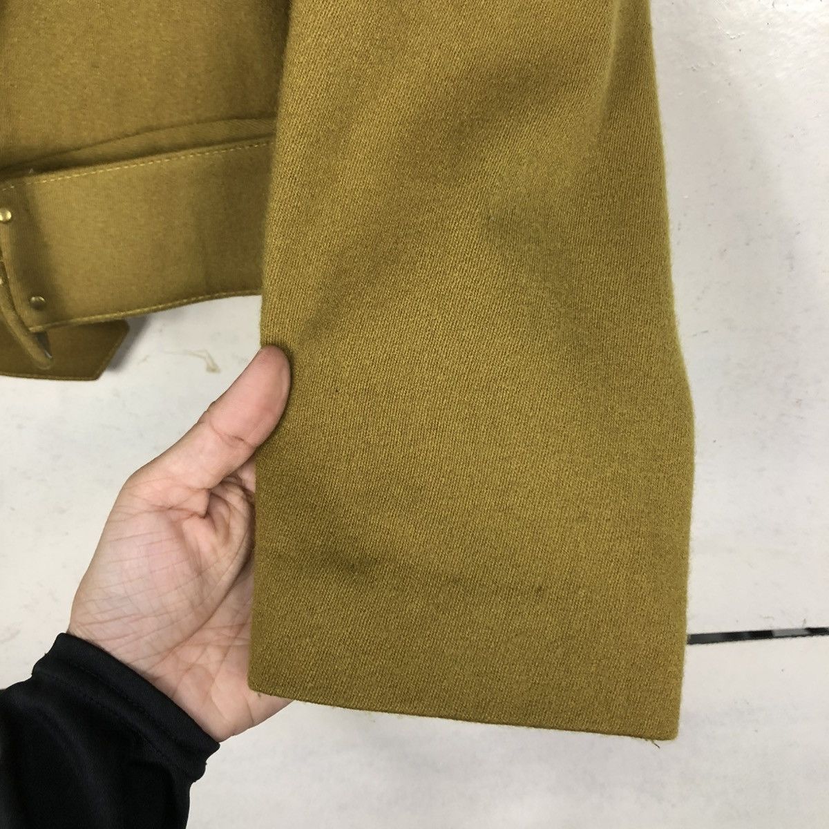 Vintage 🔥VINTAGE CROPPED BIKER JACKET WOOL CIVISK DOUBLE COLLAR Size US M / EU 48-50 / 2 - 17 Thumbnail