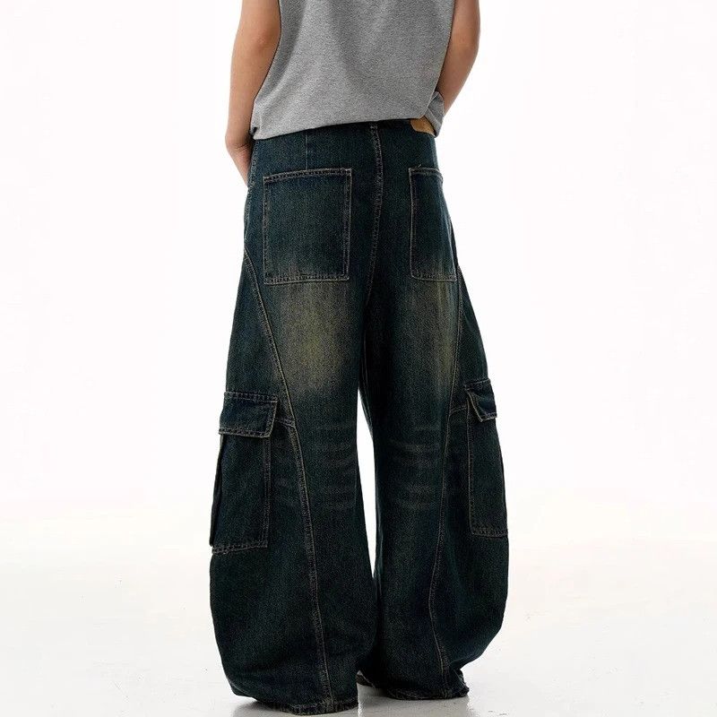 Jean Cargo Multi Pockets Jeans Size US 32 / EU 48 - 1 Thumbnail