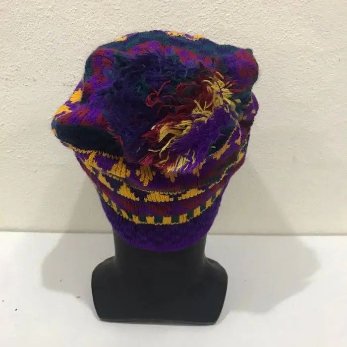 Vintage Rodeo Navajo Bobble Beanie Hat Size ONE SIZE - 4 Thumbnail