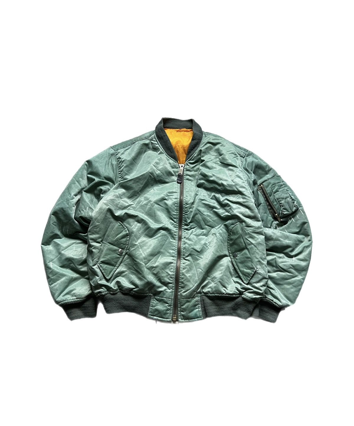 fostex garments bomber jacket flight ma-1 maroon raf simons
